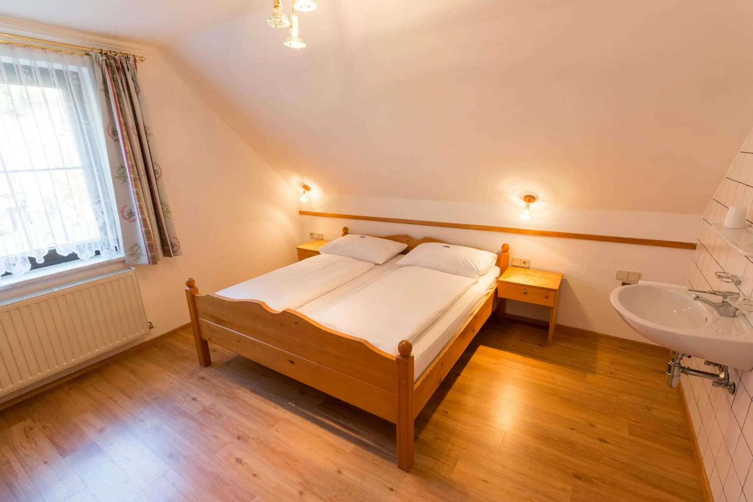 Bed in Hotel Weissenstein