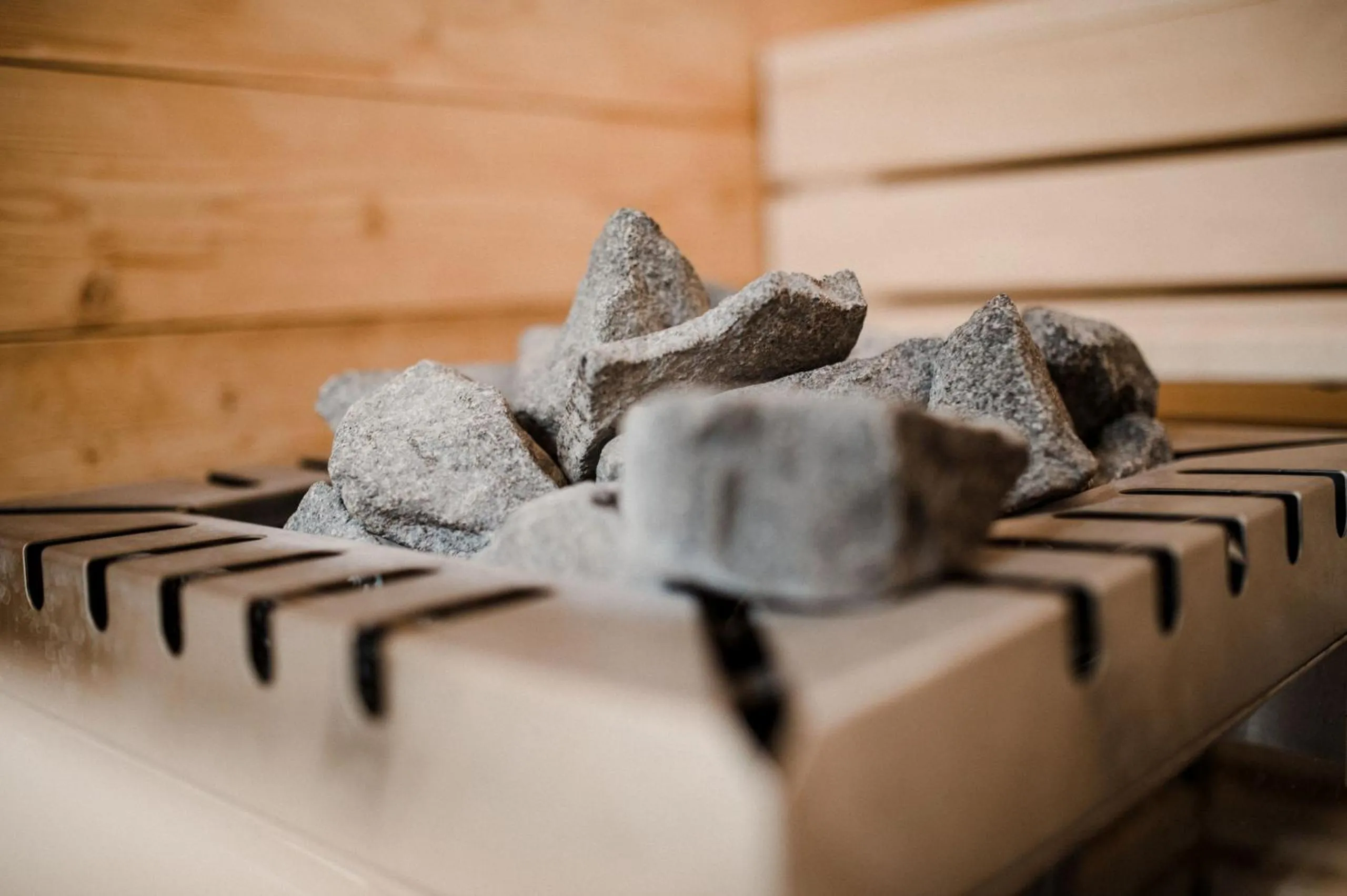 Sauna, Bed in Hotel Weissenstein