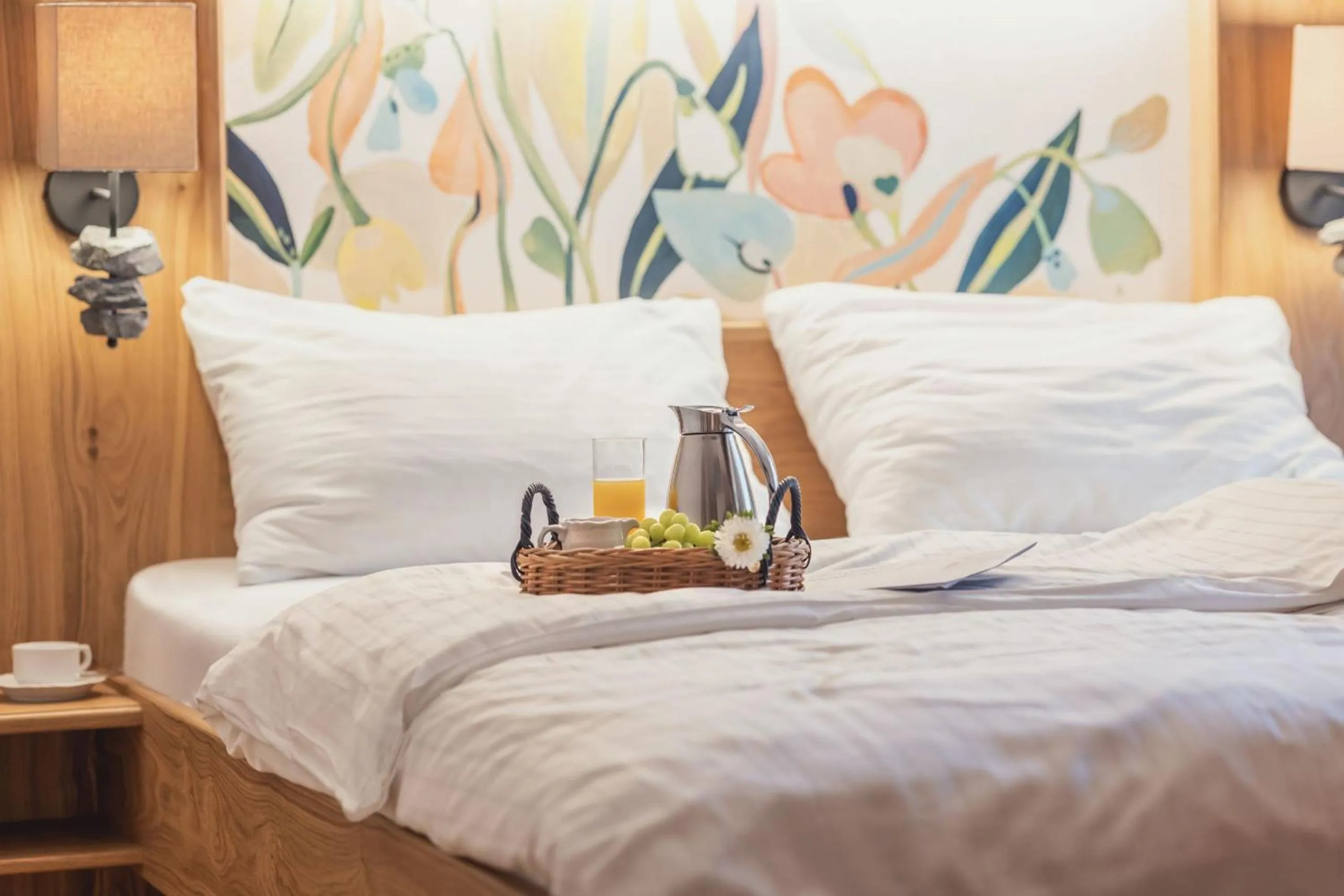 Bedroom, Bed in Hotel Weissenstein