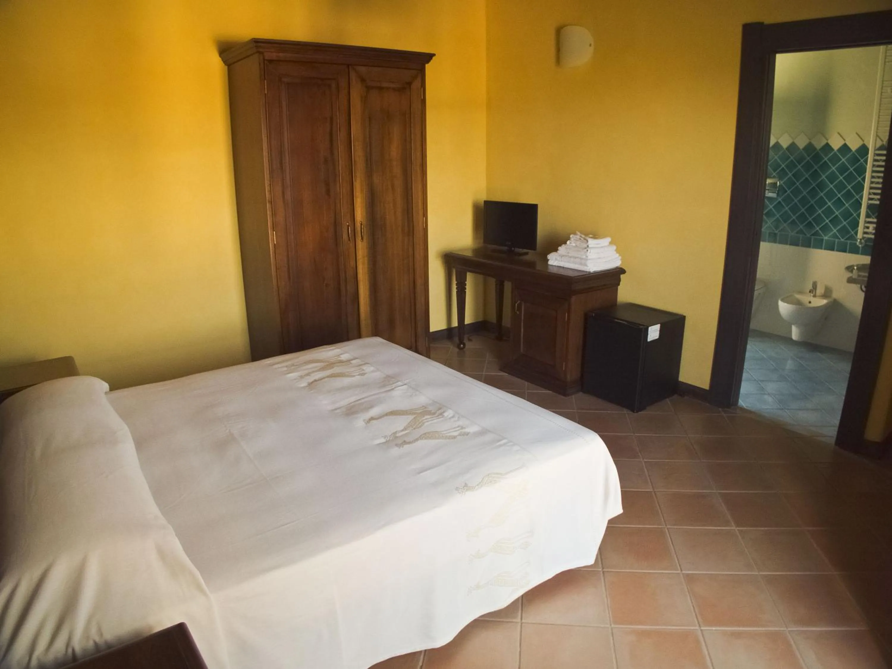 Bedroom, Bed in Tenuta Su Vrau