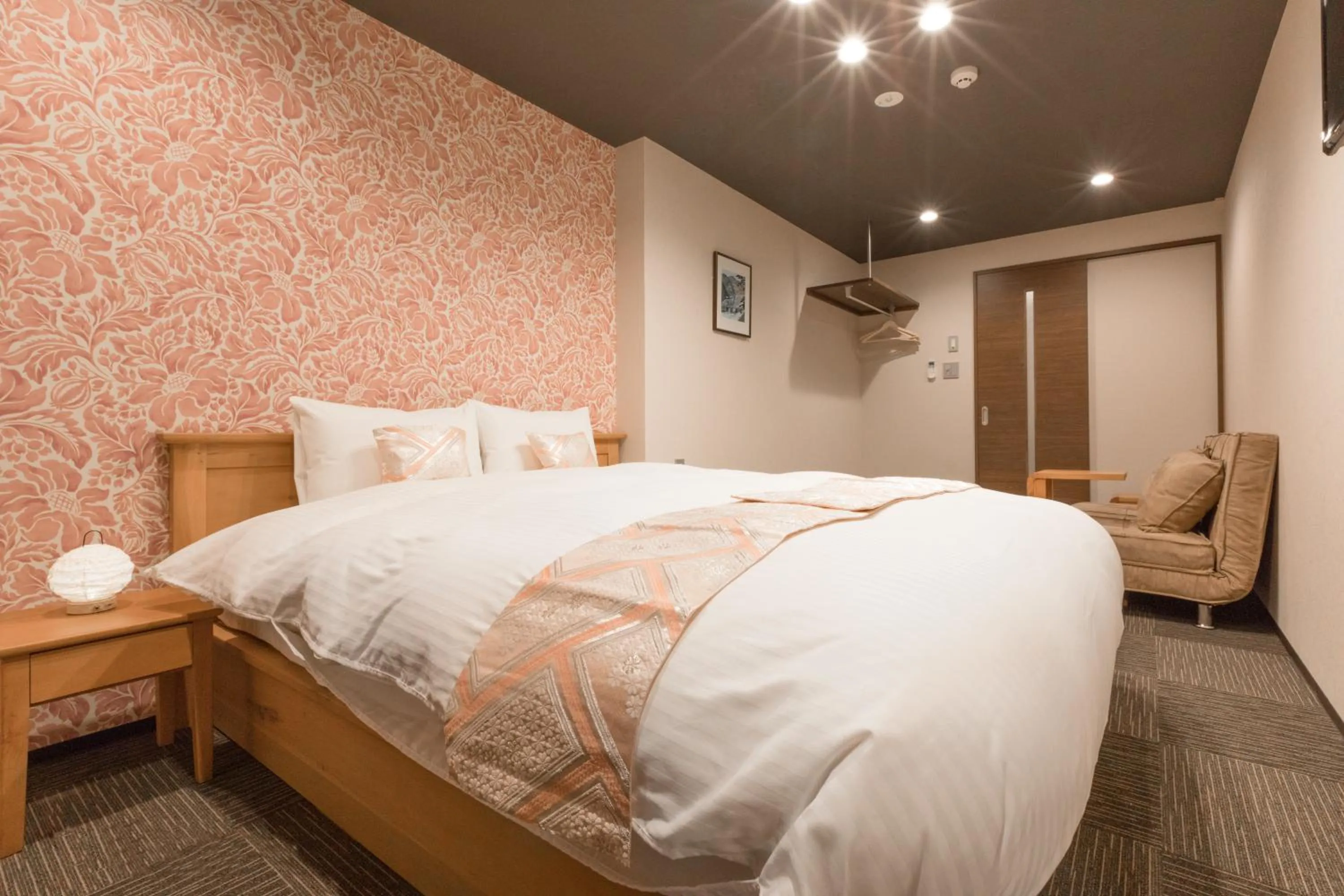 Living room, Bed in Stay SAKURA Kyoto Nijo Seasons