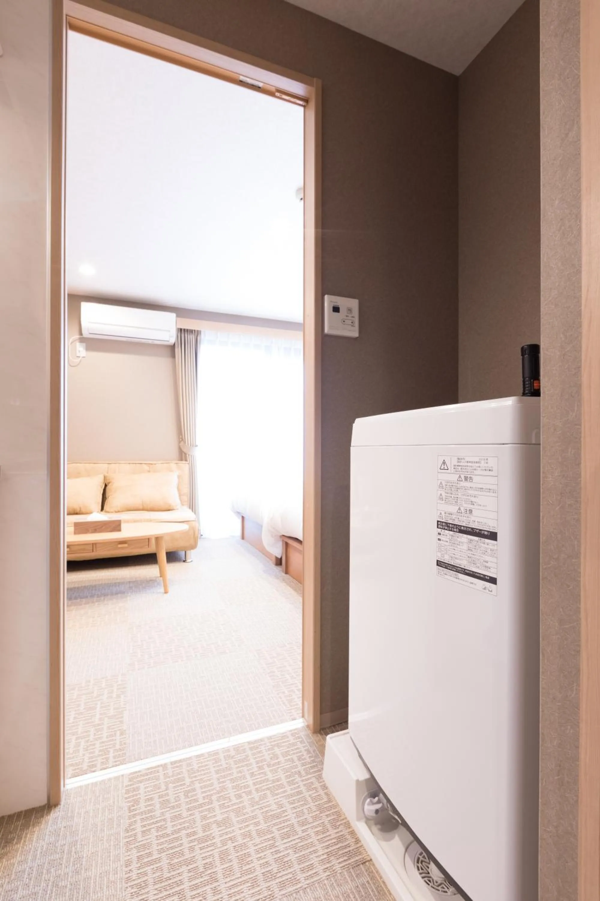 Kitchen or kitchenette, Bed in Stay SAKURA Kyoto Nijo Seasons