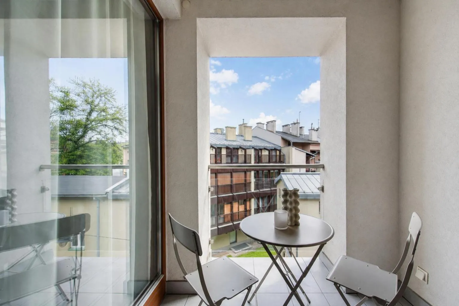 Balcony/Terrace in Harmonica Apartment - Trynitarska 6 street
