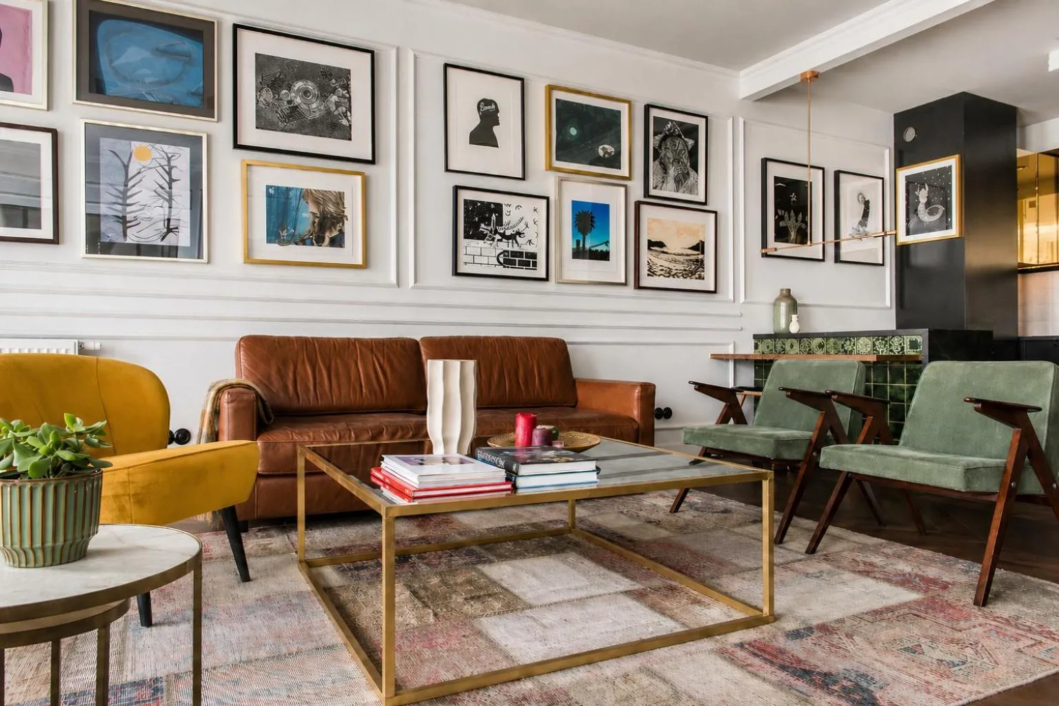 Living room in Harmonica Apartment - Trynitarska 6 street