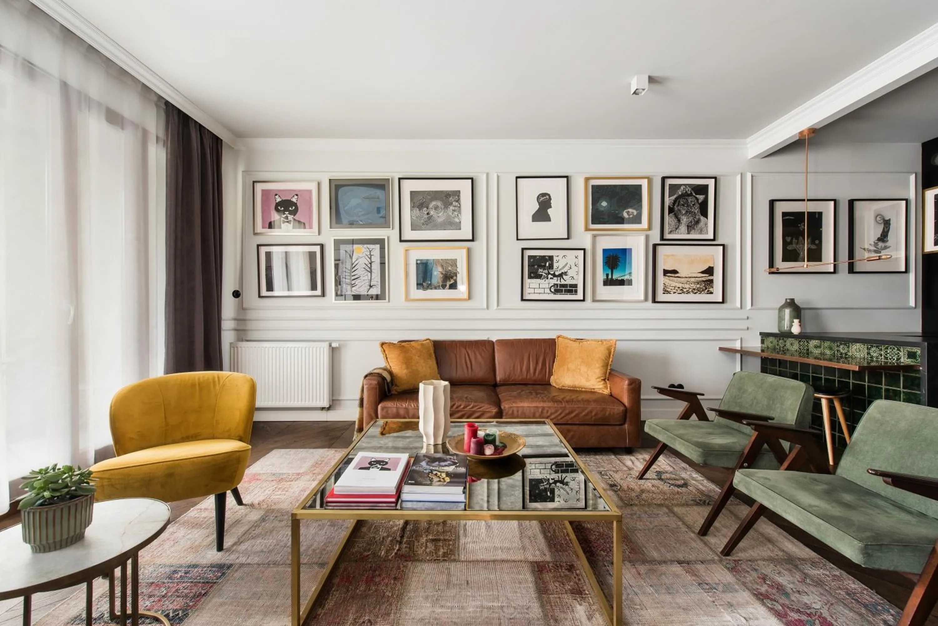 Living room in Harmonica Apartment - Trynitarska 6 street
