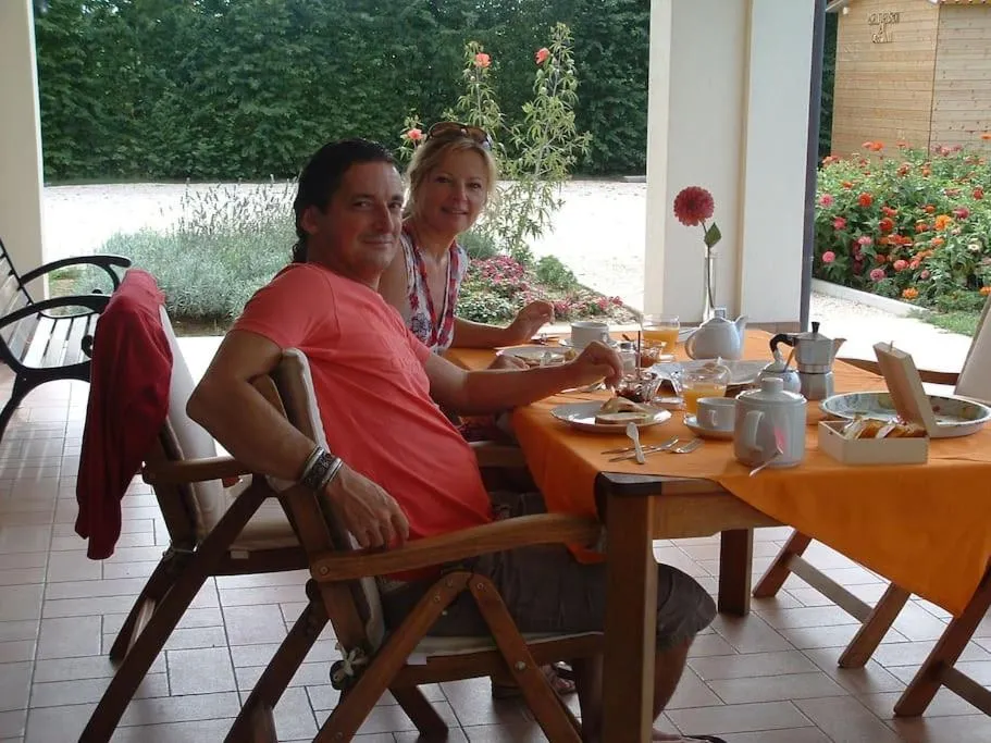 Patio in Agriturismo Ai Carpini