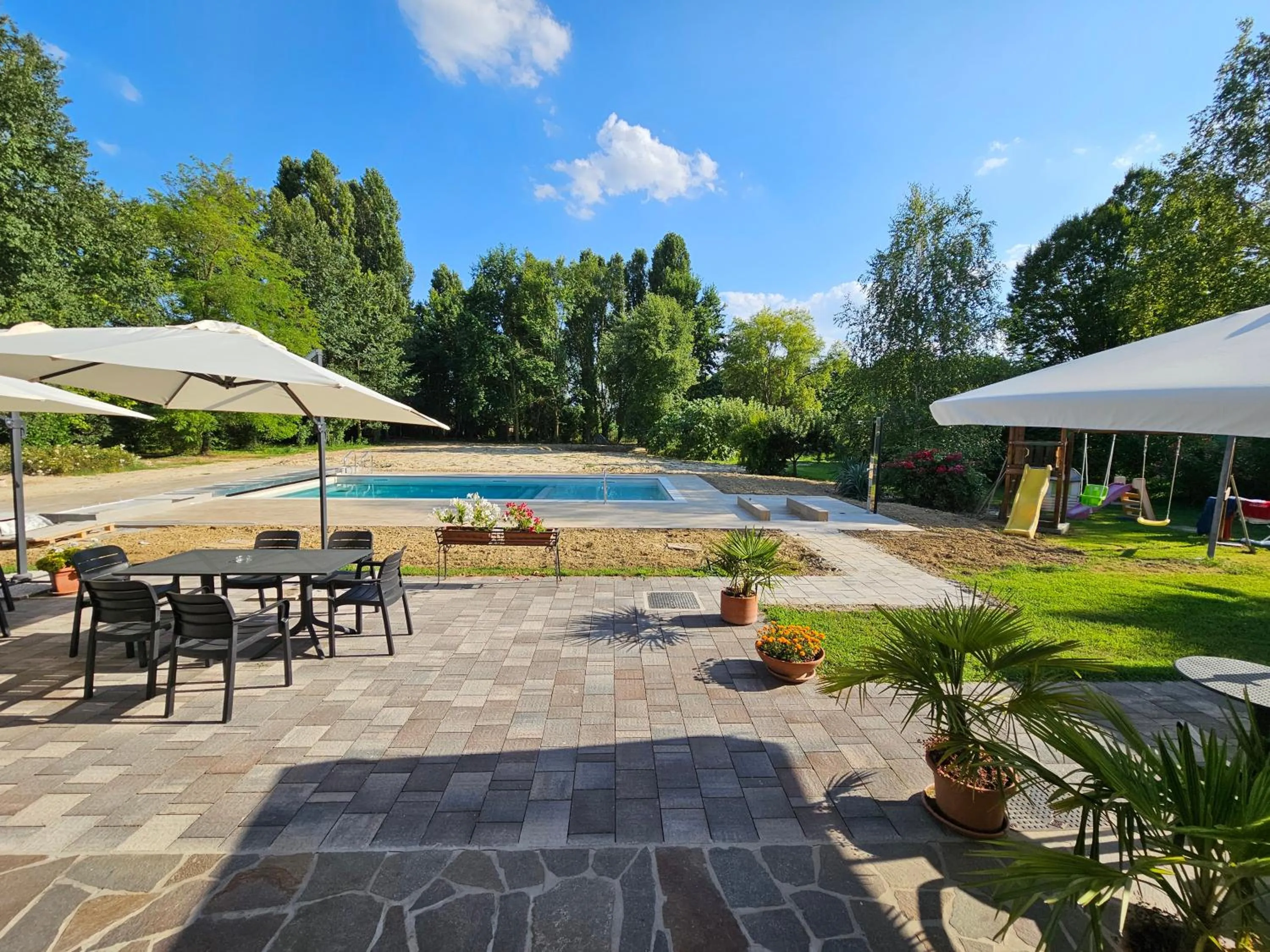 Patio in Agriturismo Ai Carpini