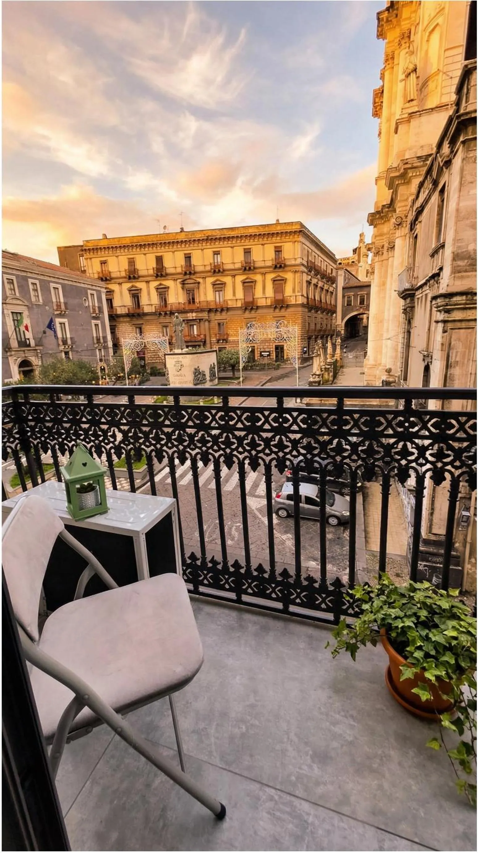 Balcony/Terrace in Palazzo Bruca Catania