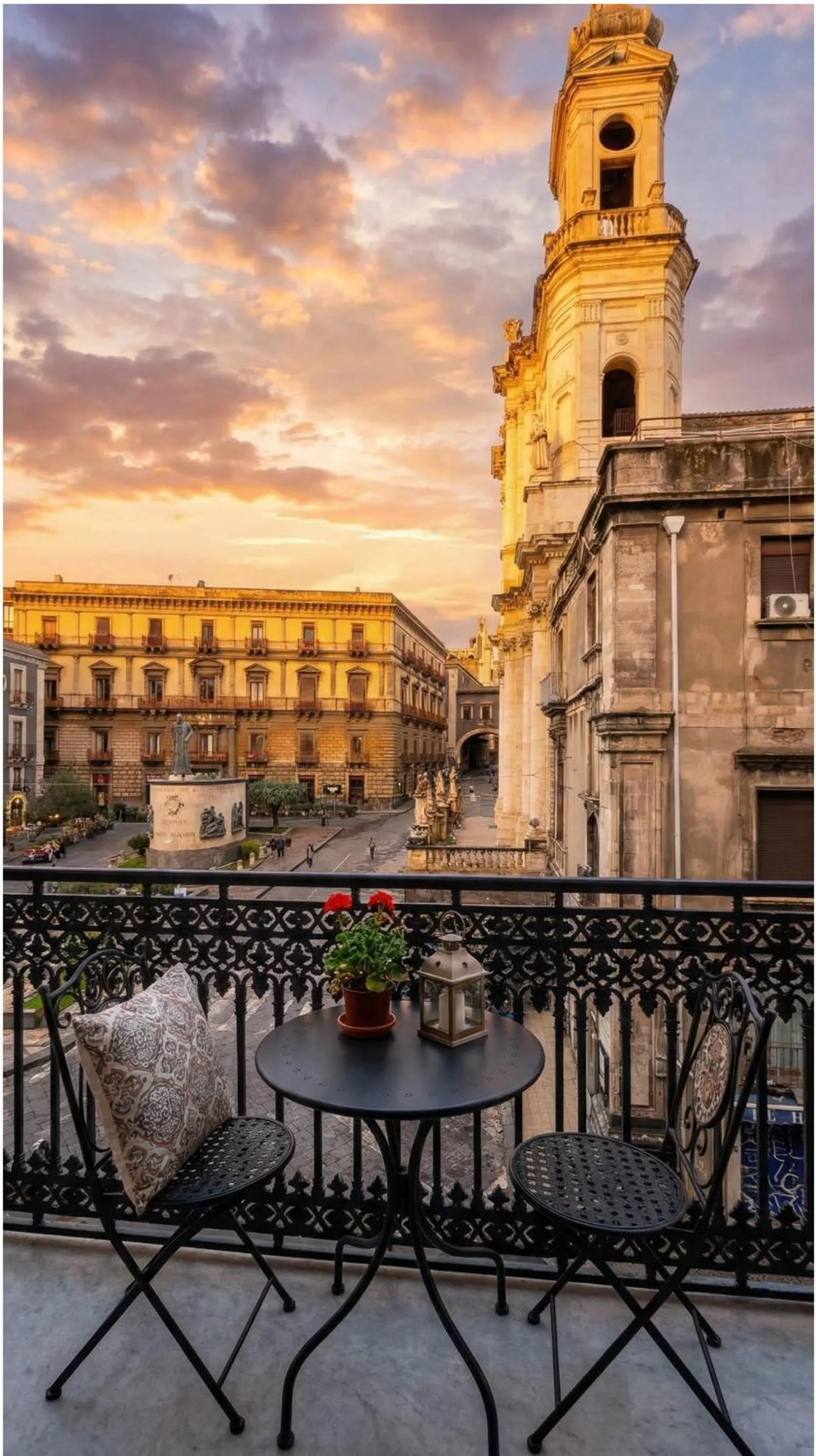 Balcony/Terrace in Palazzo Bruca Catania