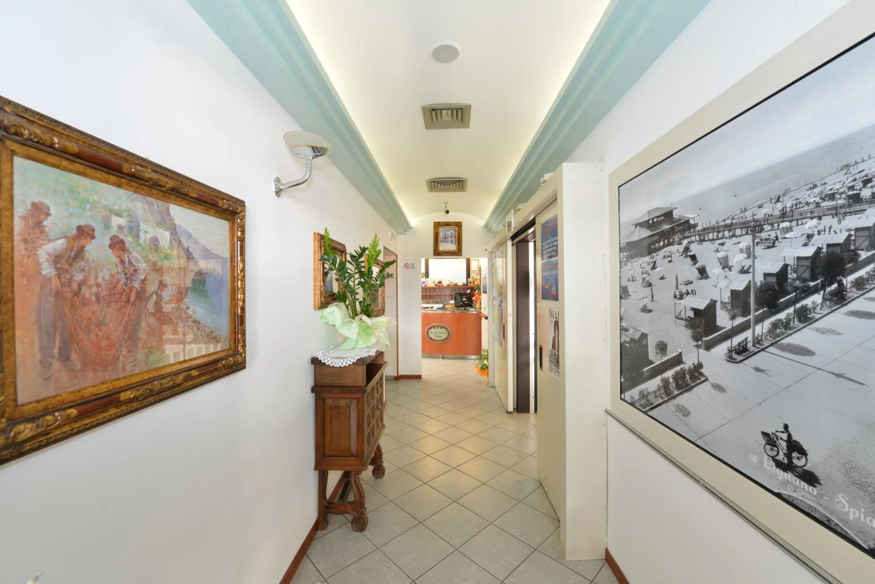 Lobby or reception in Hotel Etna