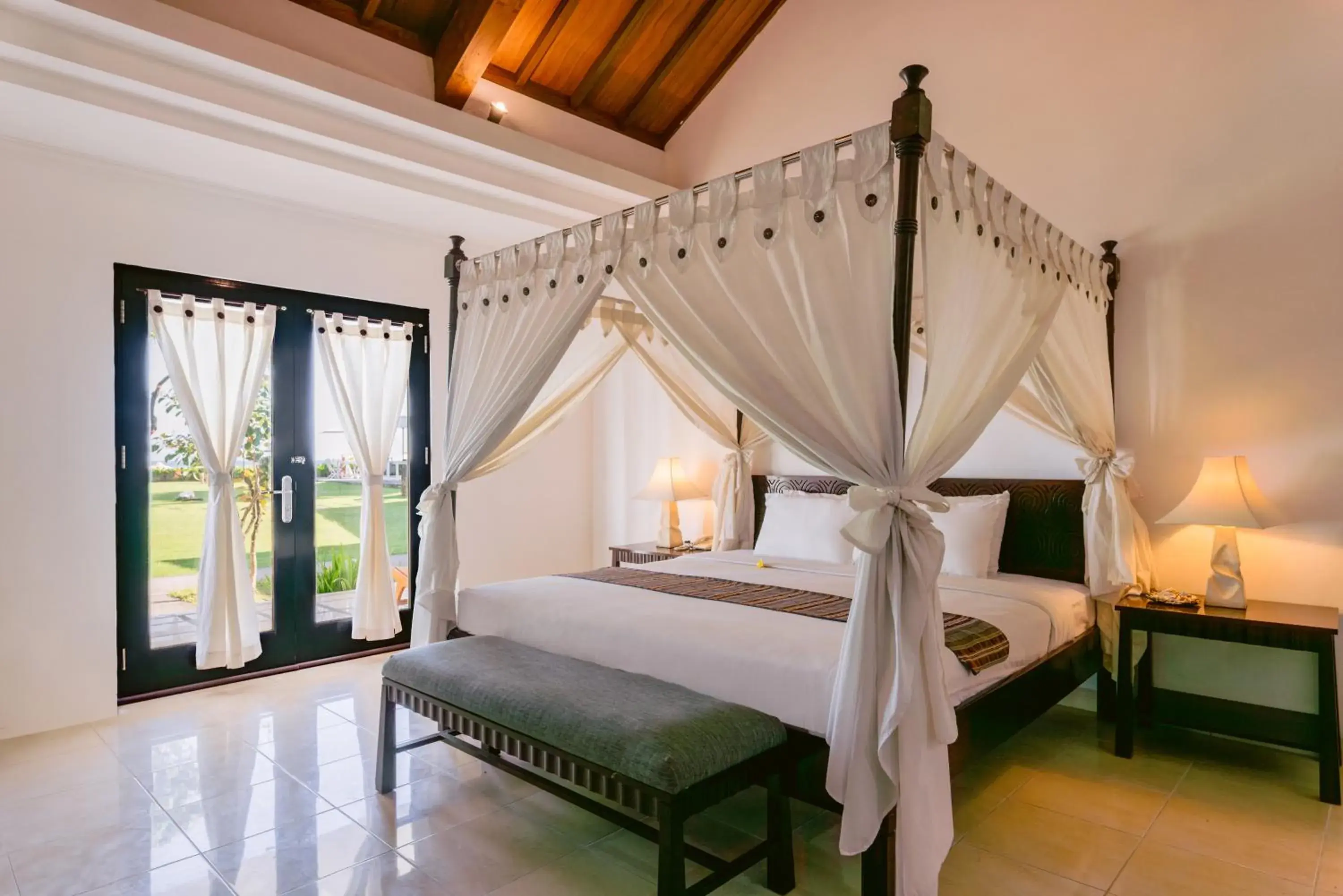 Bedroom, Bed in Legong Keraton Beach Hotel Bedroom, Bed in Legong Keraton Beach Hotel