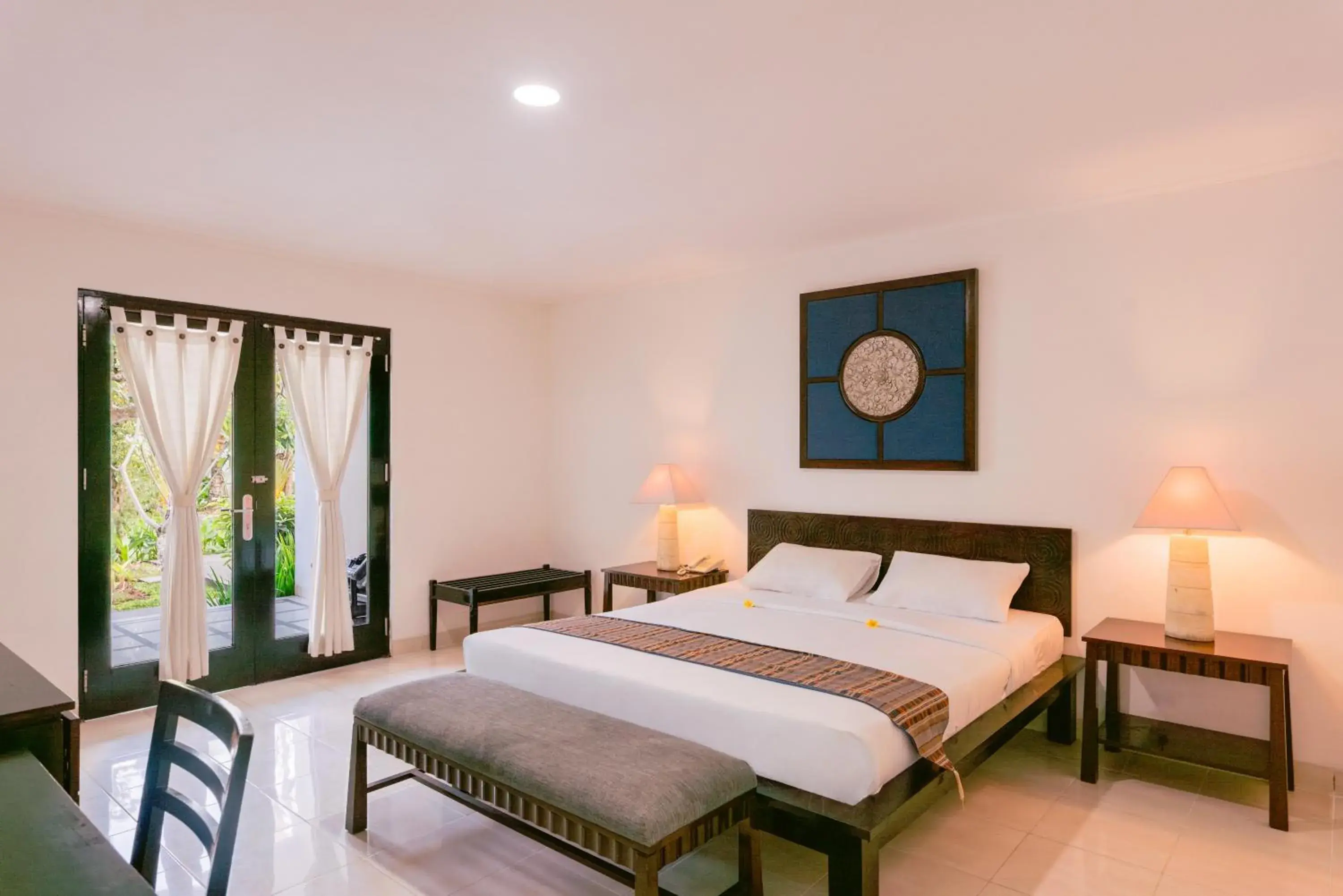 Bedroom, Bed in Legong Keraton Beach Hotel Bedroom, Bed in Legong Keraton Beach Hotel