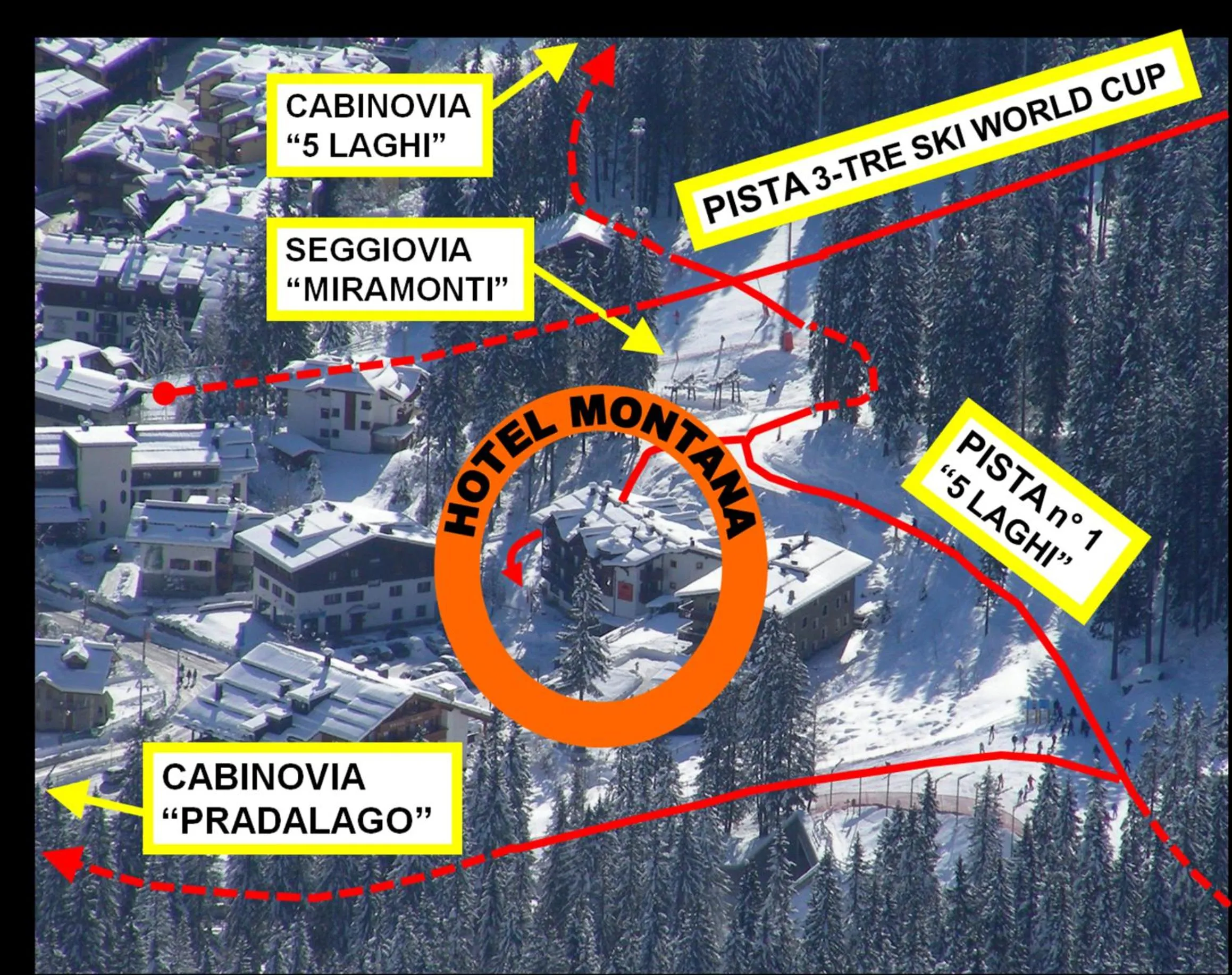 Location in Hotel Montana