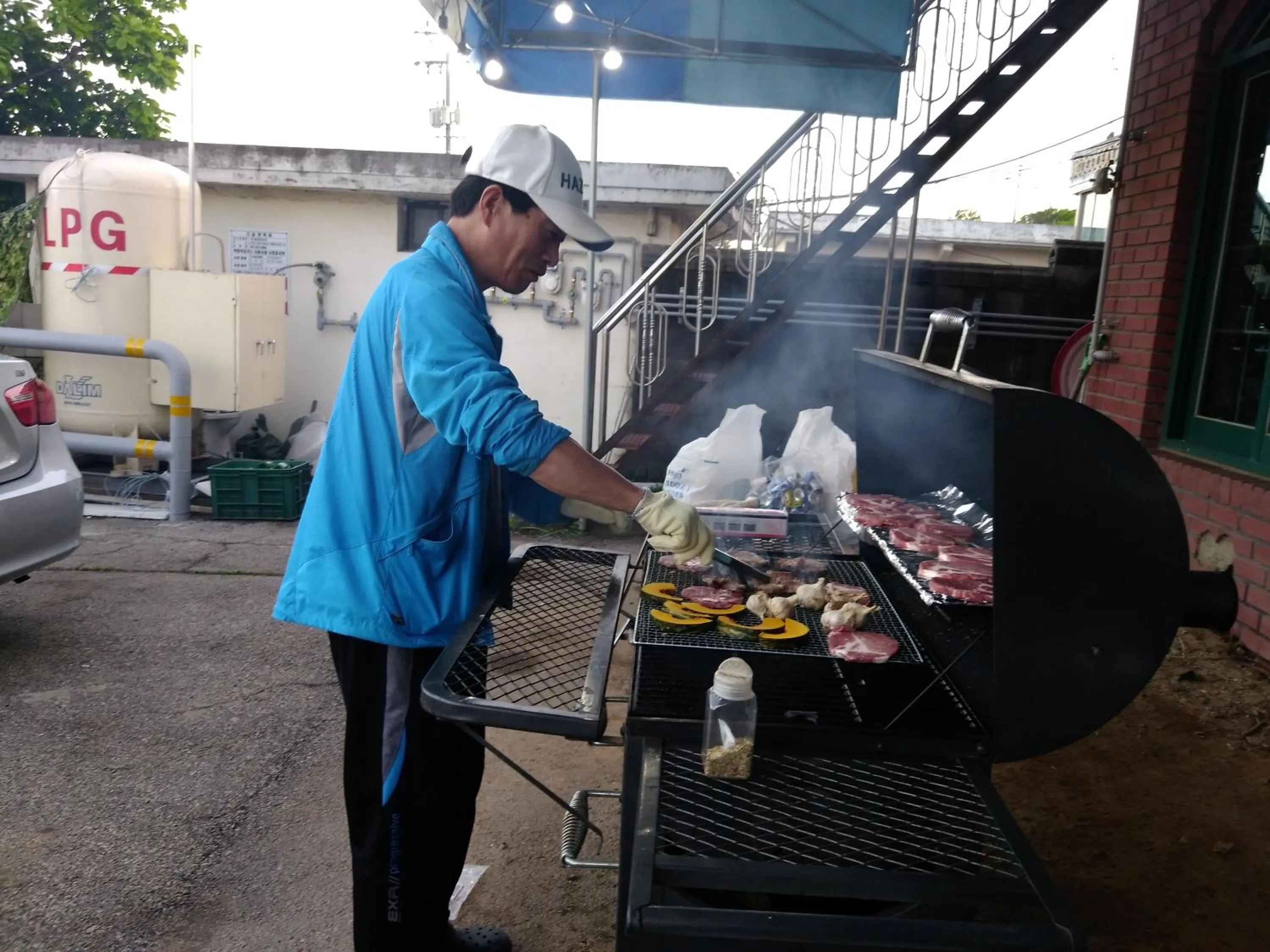 BBQ facilities in The Guesthouse DMZ Stay