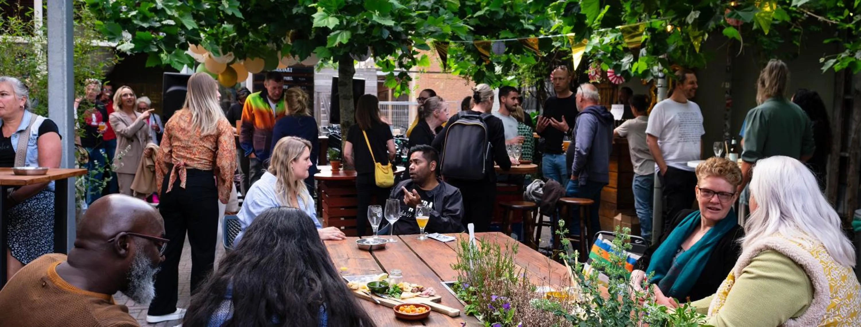 Balcony/Terrace in Simplon Hostel
