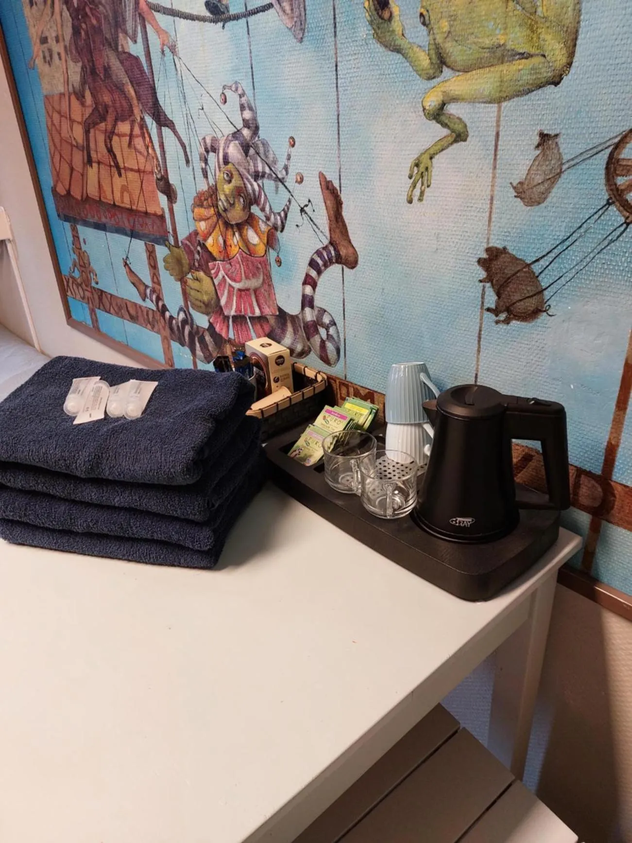 towels in Simplon Hostel