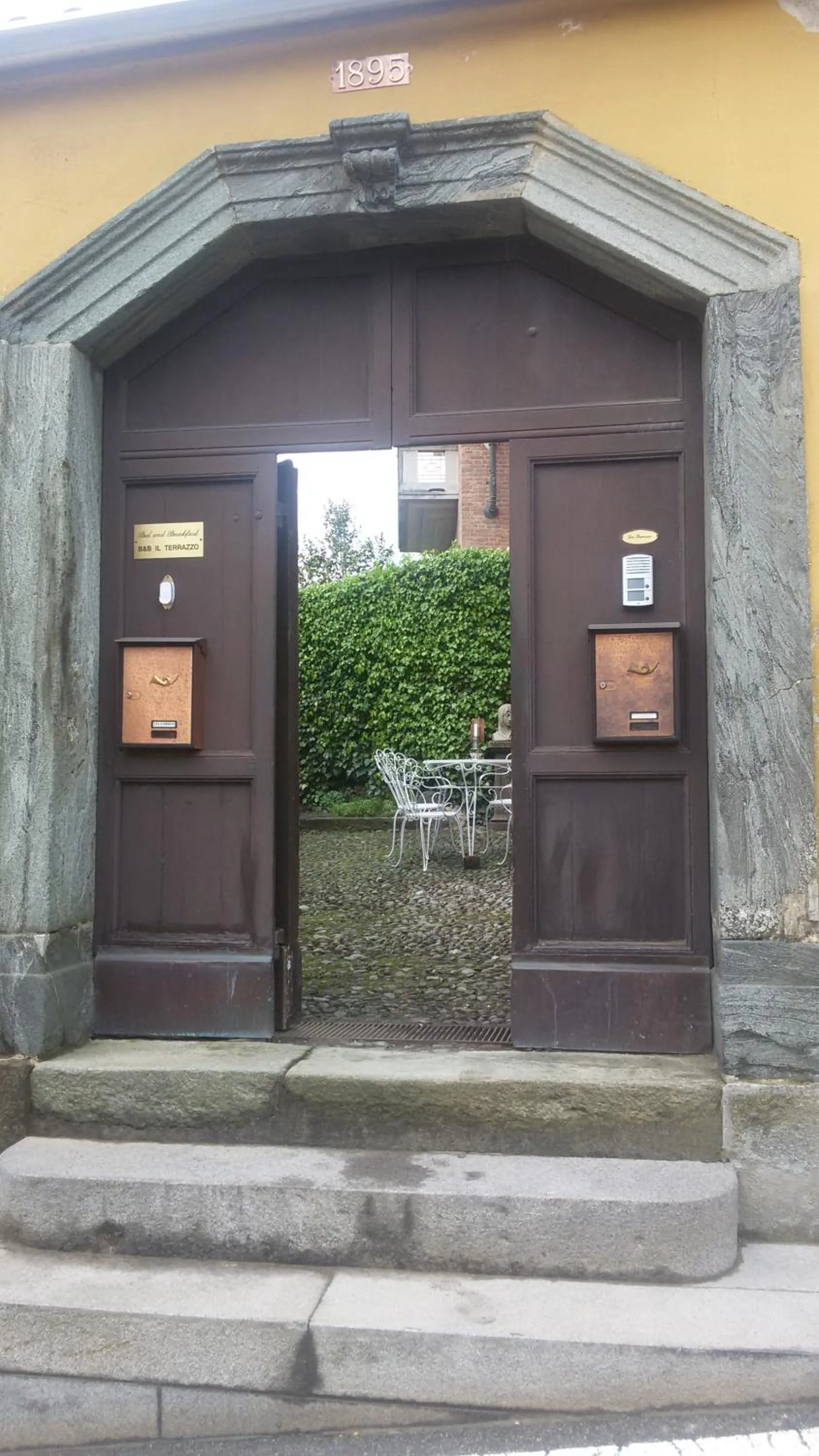 Facade/entrance in B&B IL TERRAZZO