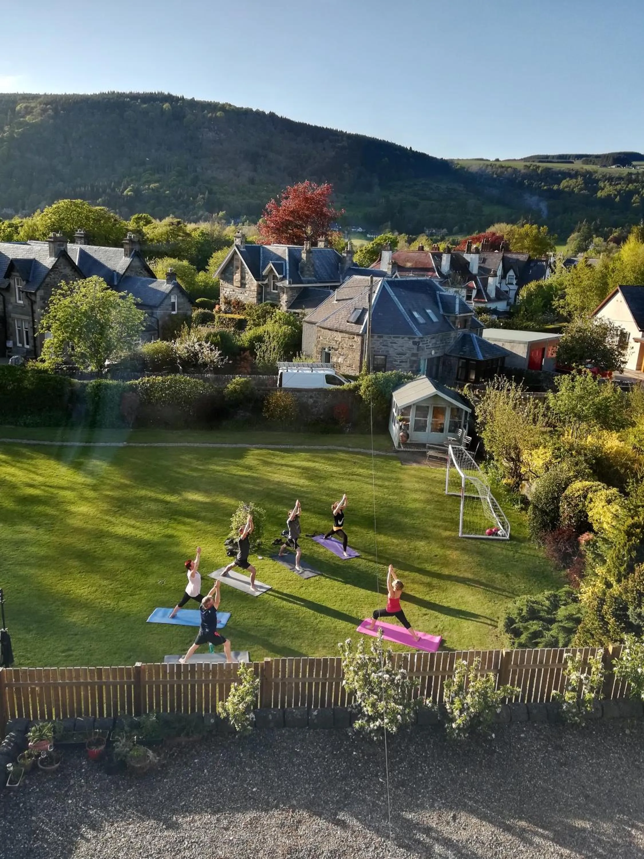 Bird's eye view in Fernbank House