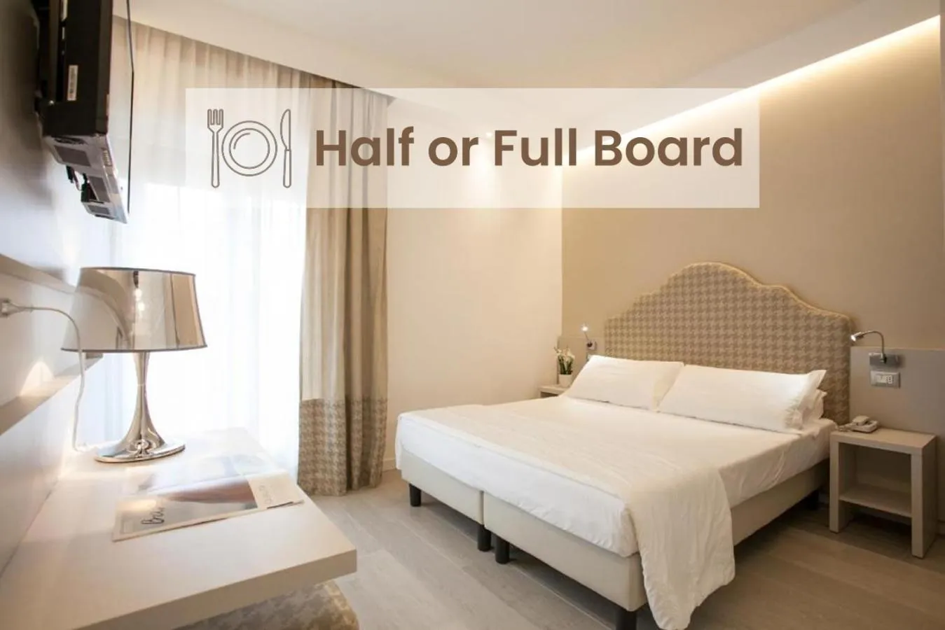 Bed in Hotel Grottamare