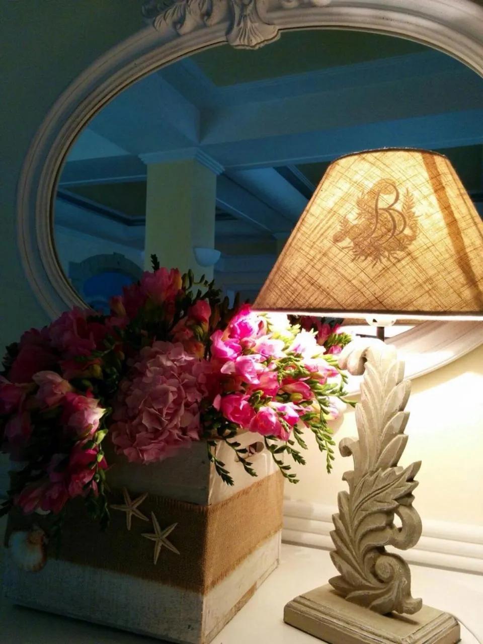 Decorative detail in Hotel Grottamare