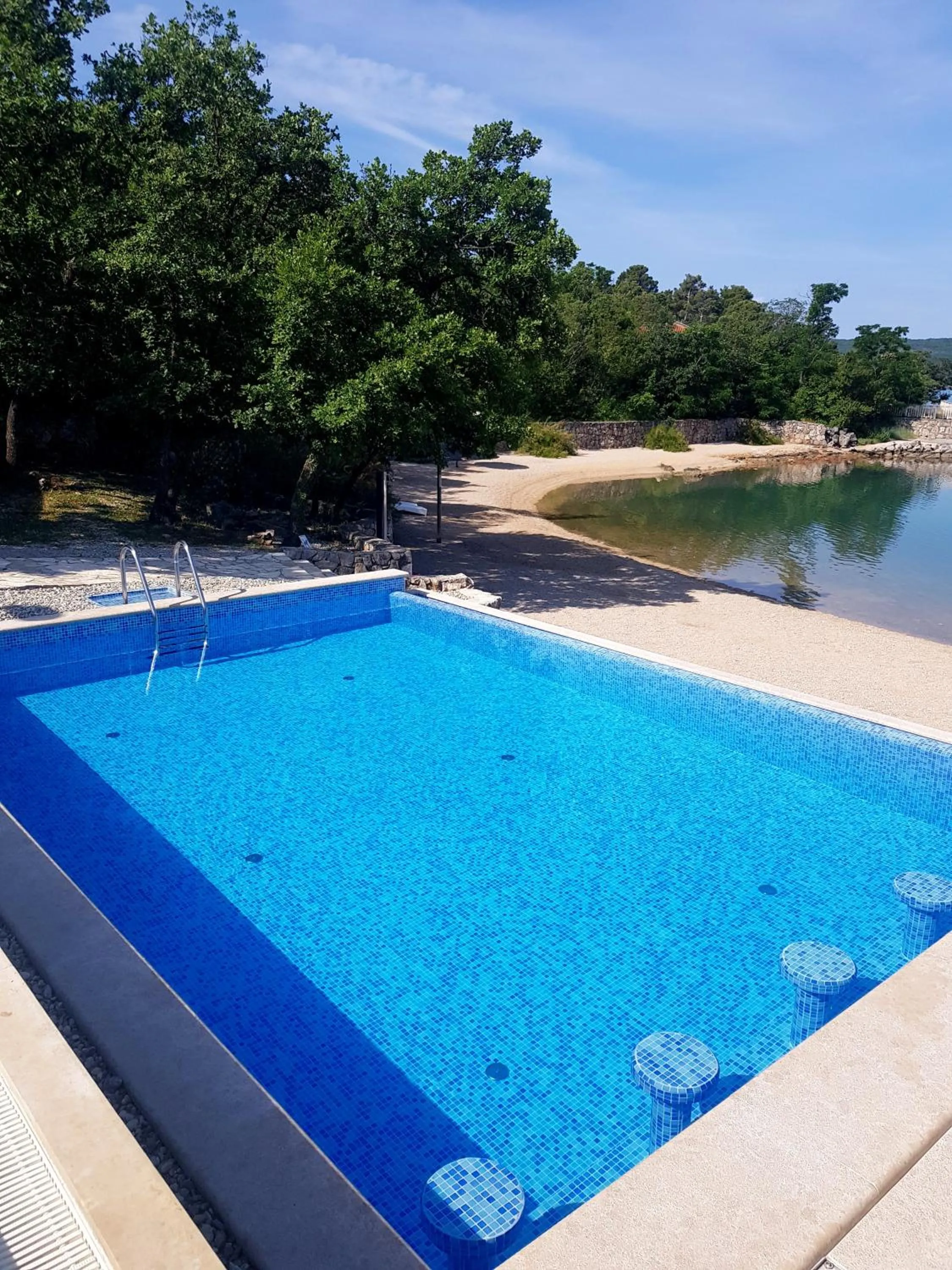 Swimming pool in Krk Mobile Homes