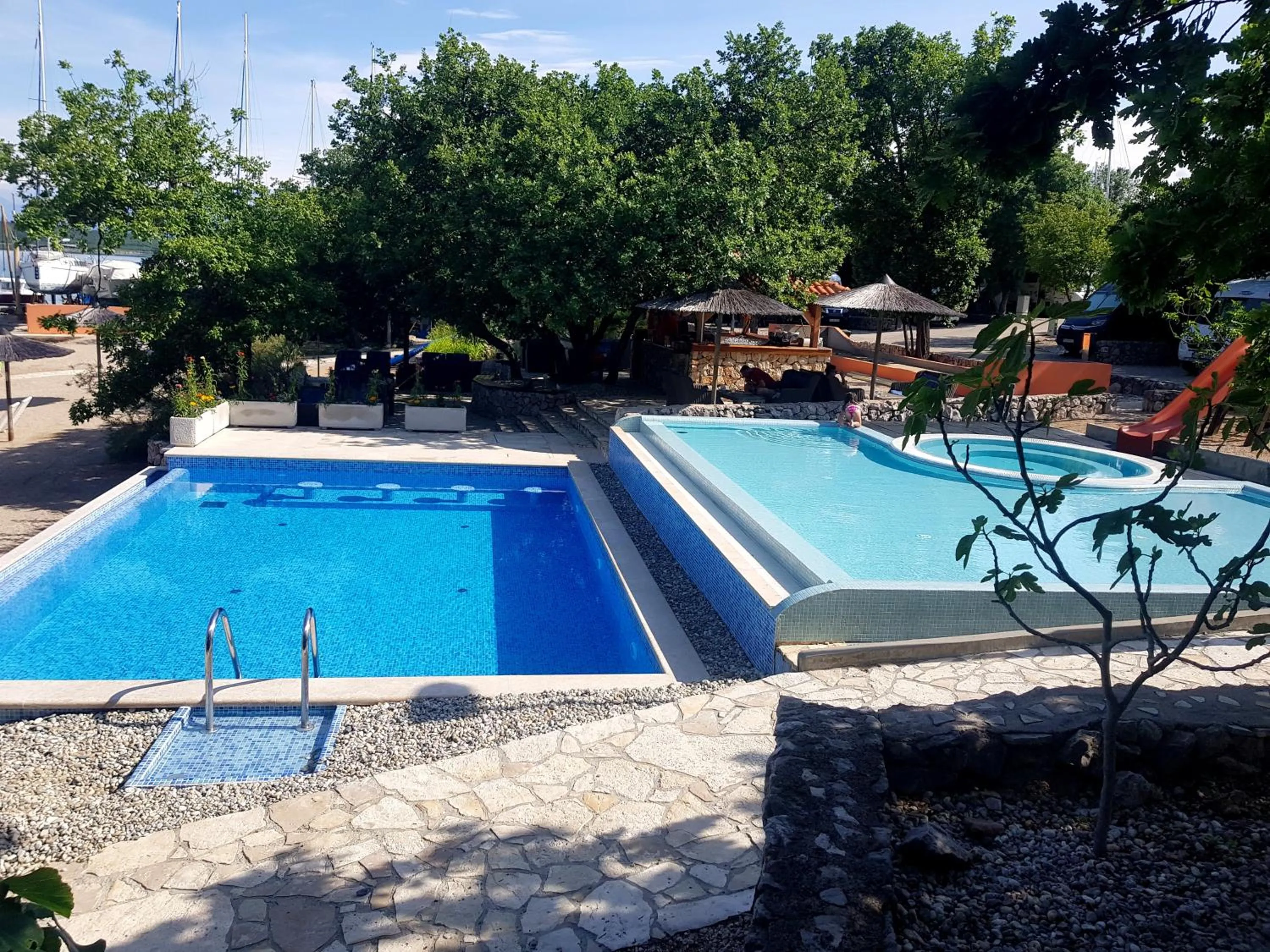 Swimming pool in Krk Mobile Homes