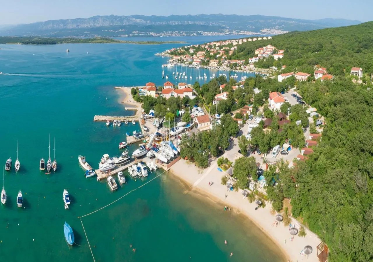 Bird's eye view in Krk Mobile Homes