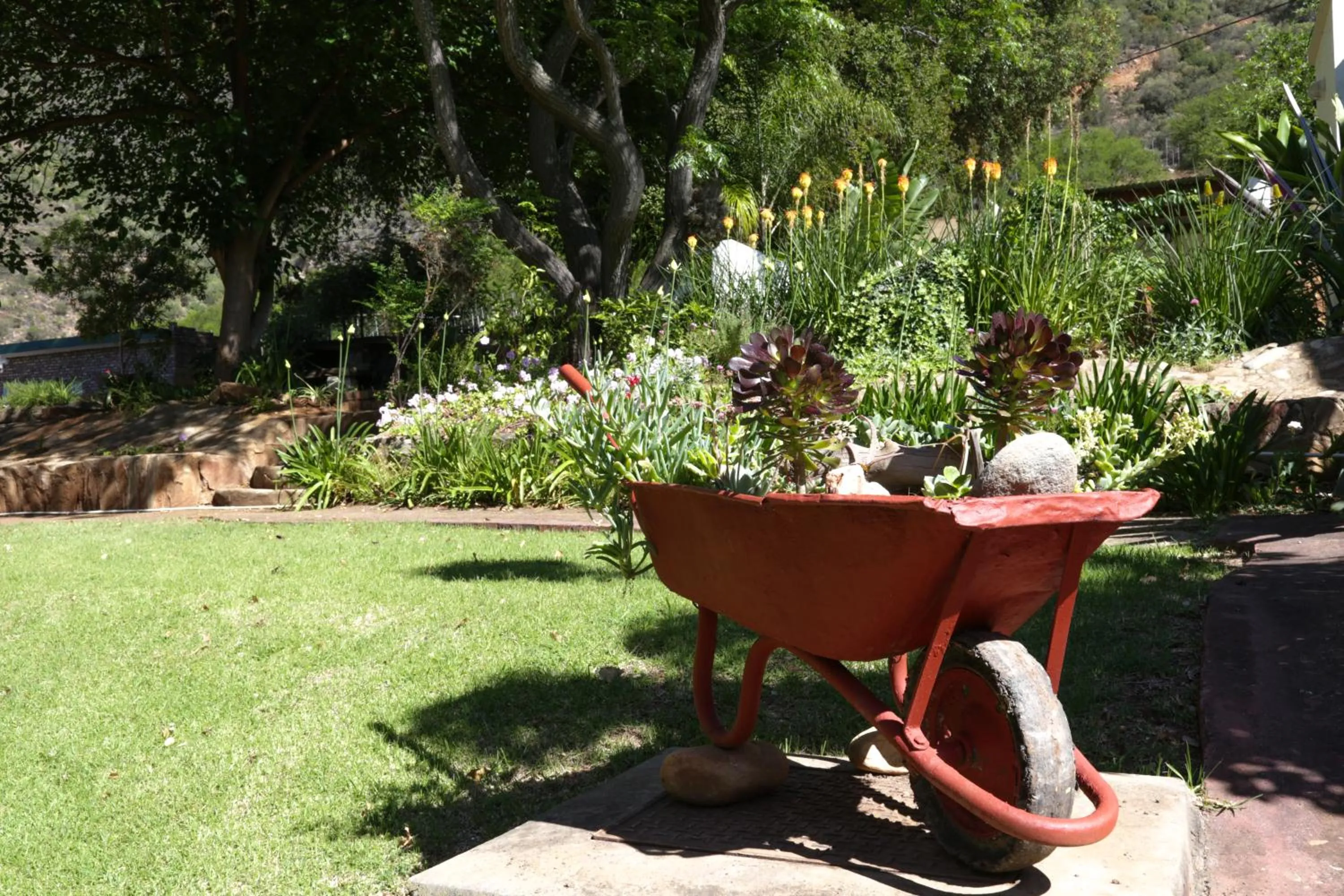 Garden in De Oude Meul Country Lodge & Restaurant