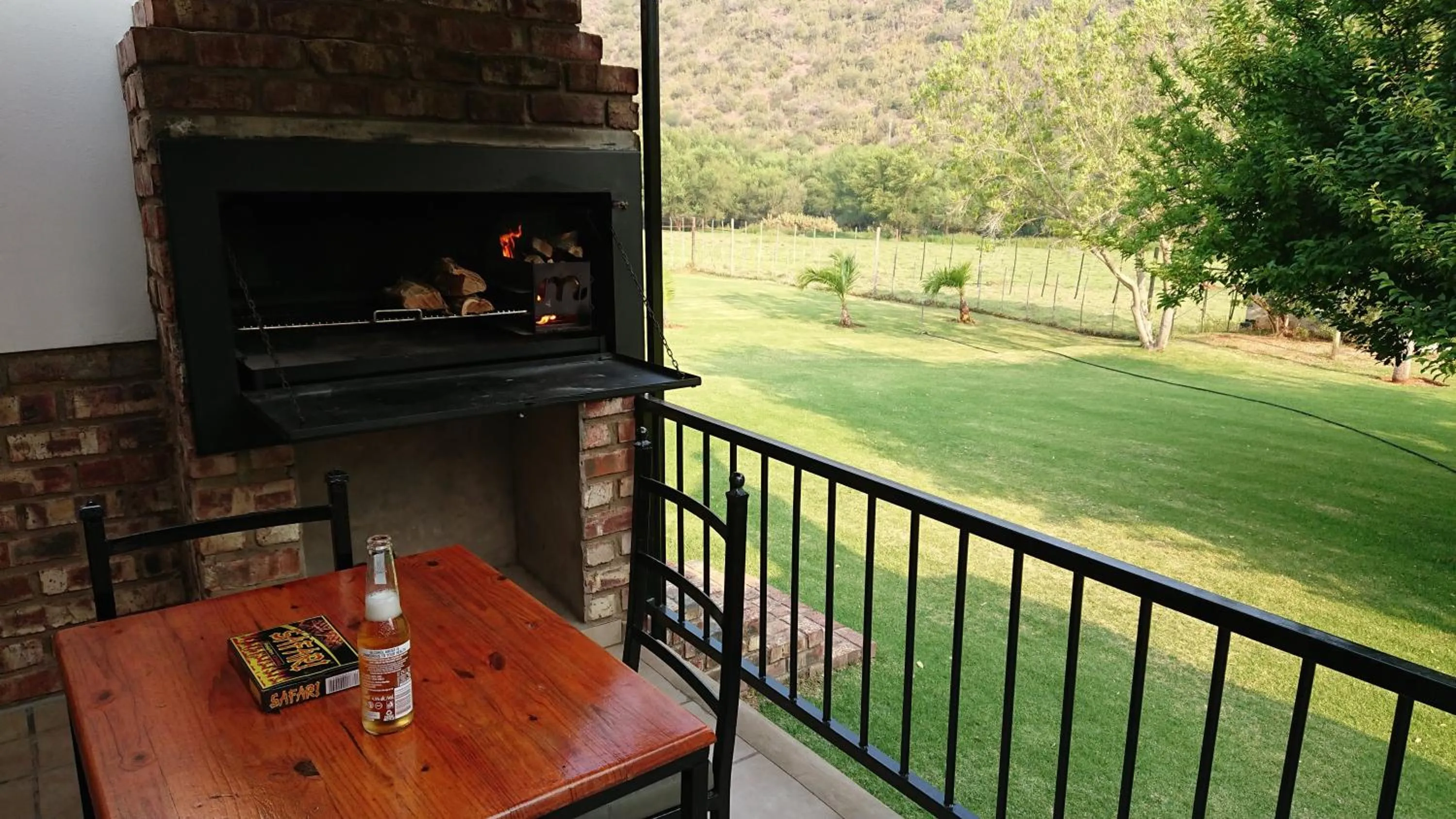 Patio in De Oude Meul Country Lodge & Restaurant