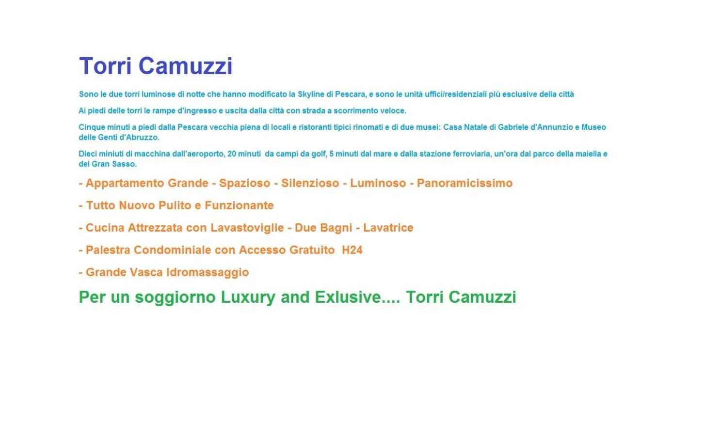 Torri Camuzzi Exclusive Luxury Apartment