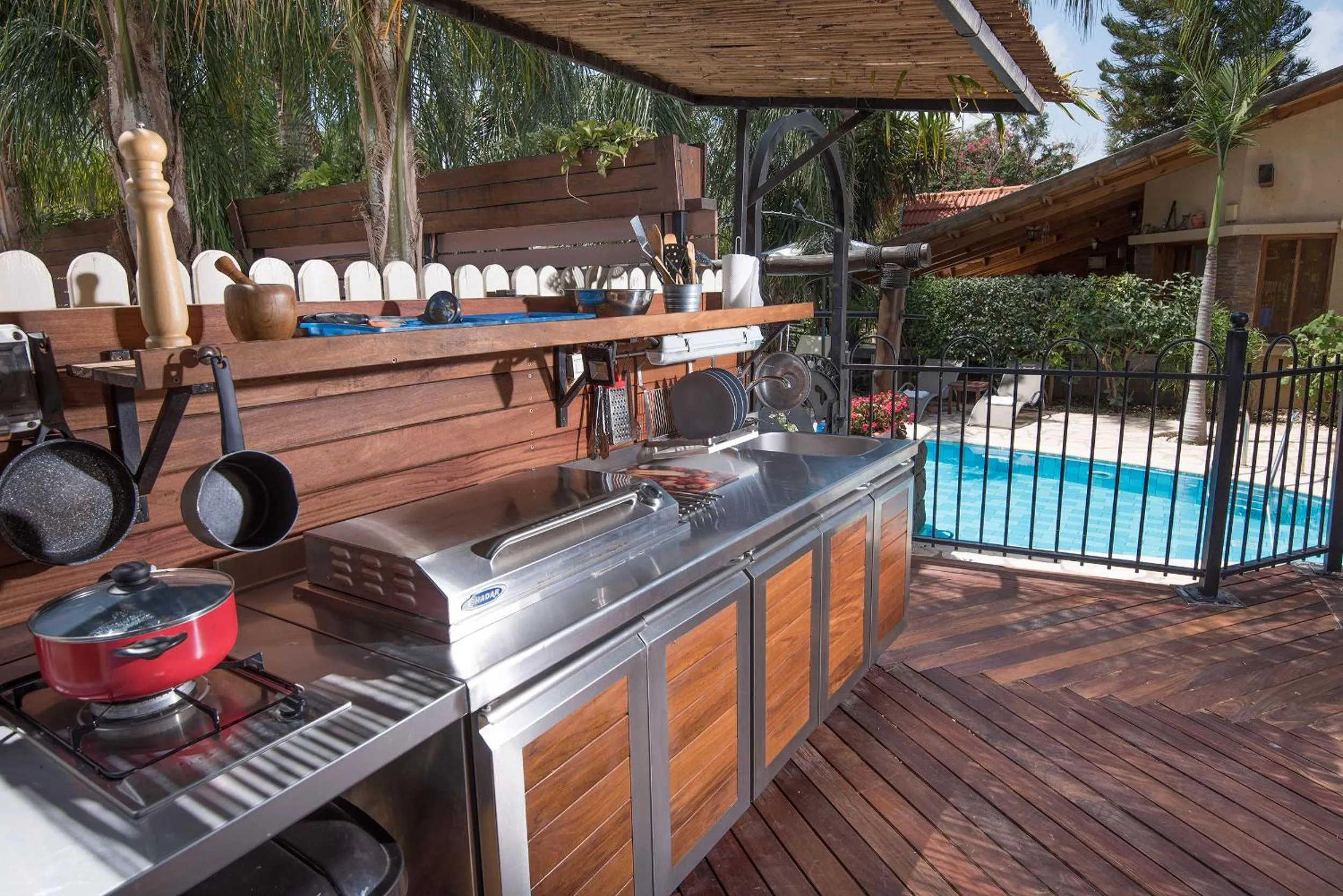 BBQ facilities in Out of Africa Resort