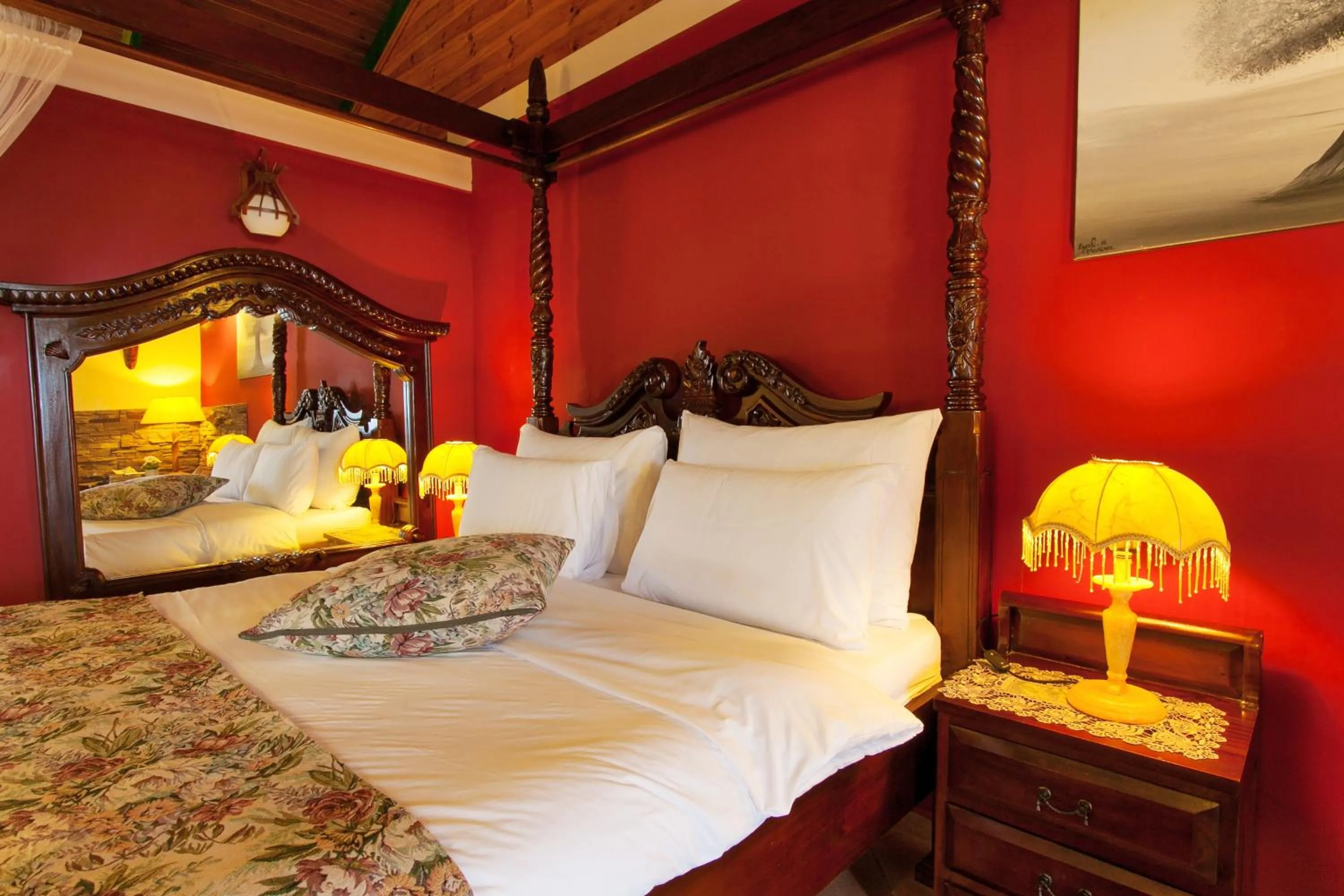 Bed in Out of Africa Resort