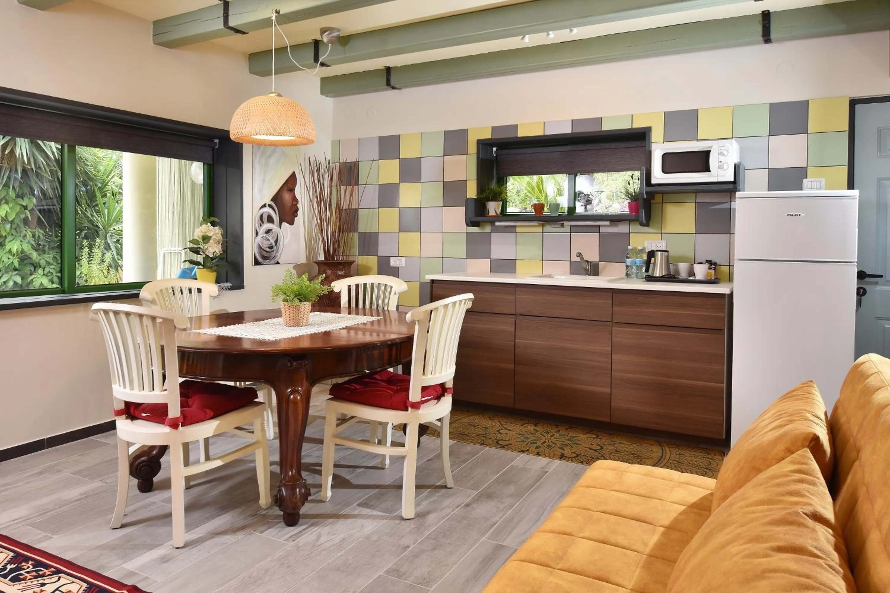 Living room in Out of Africa Resort