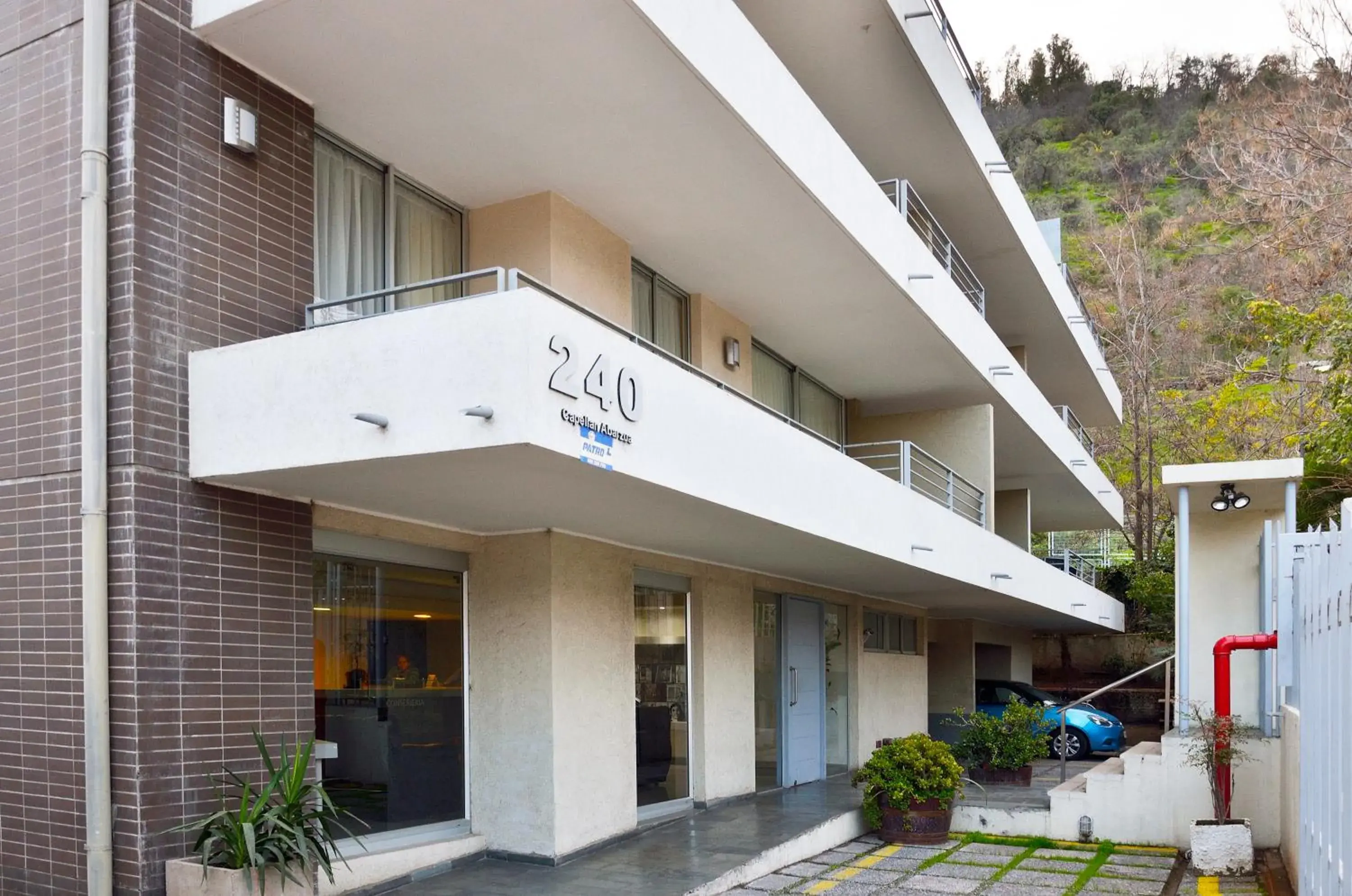 Facade/entrance in Norus Providencia Facade/entrance in Norus Providencia