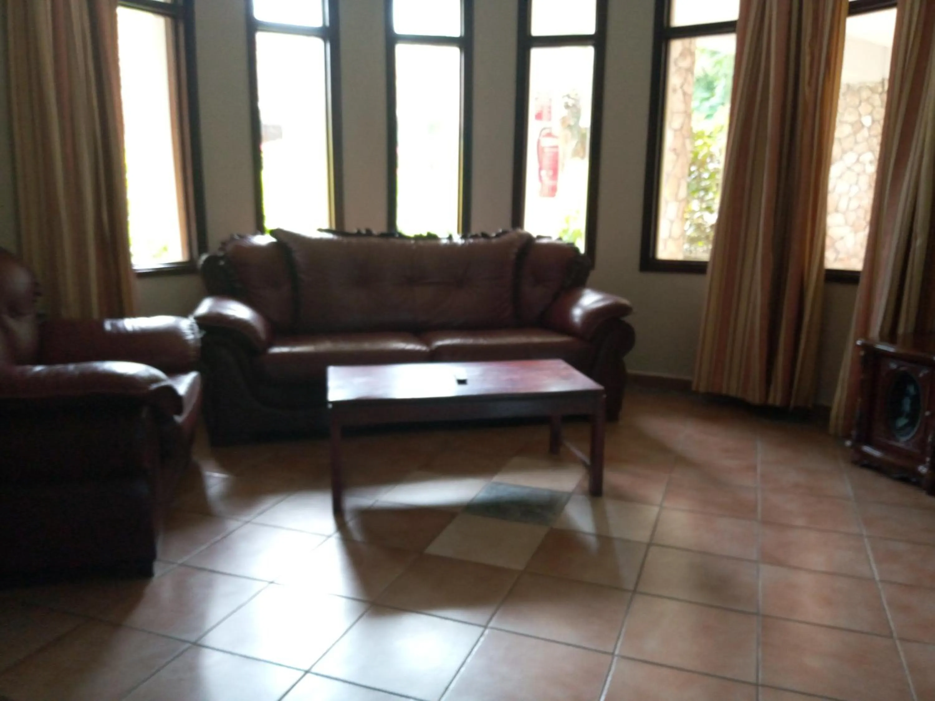 Seating Area in Serene Hotel