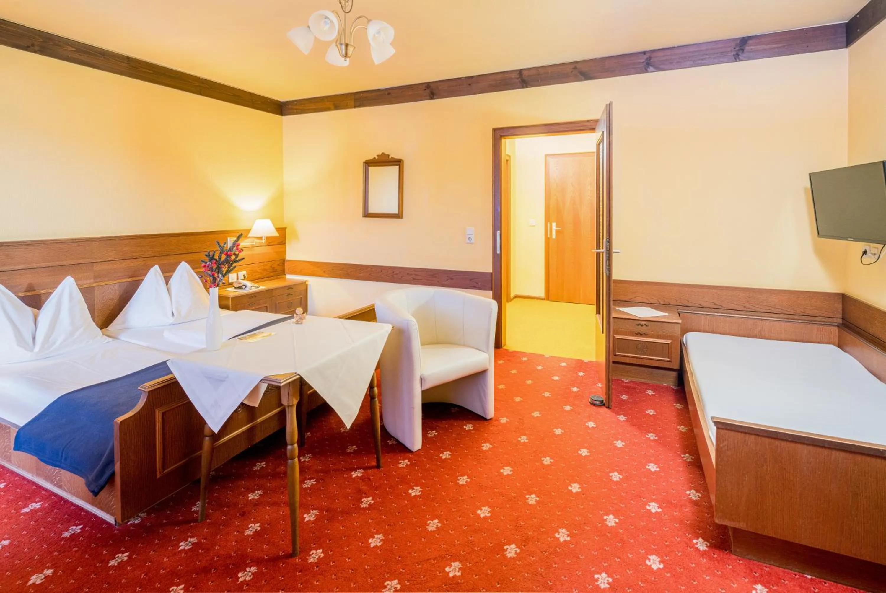 Bed in Ferienhotel Knollhof