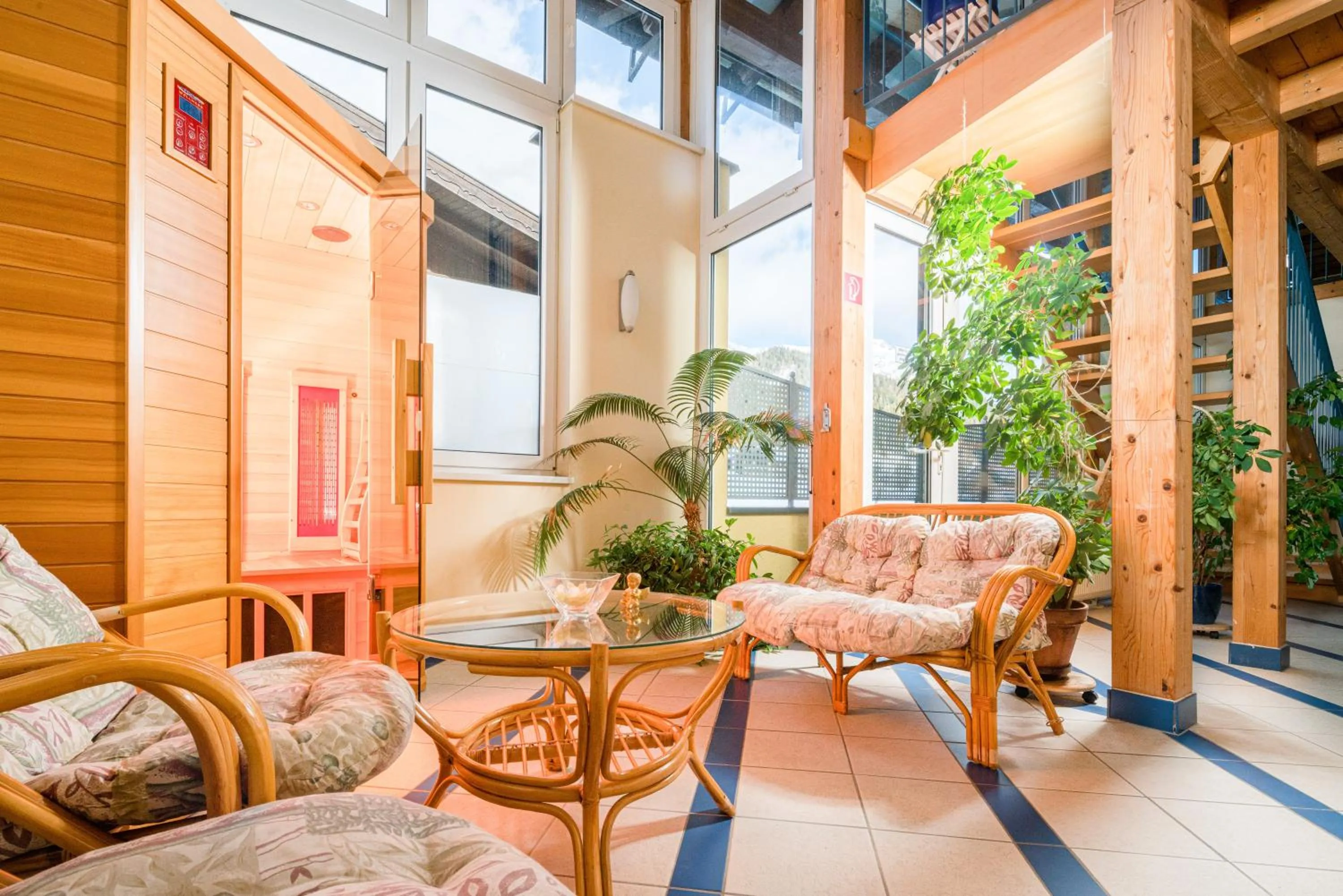 Sauna in Ferienhotel Knollhof