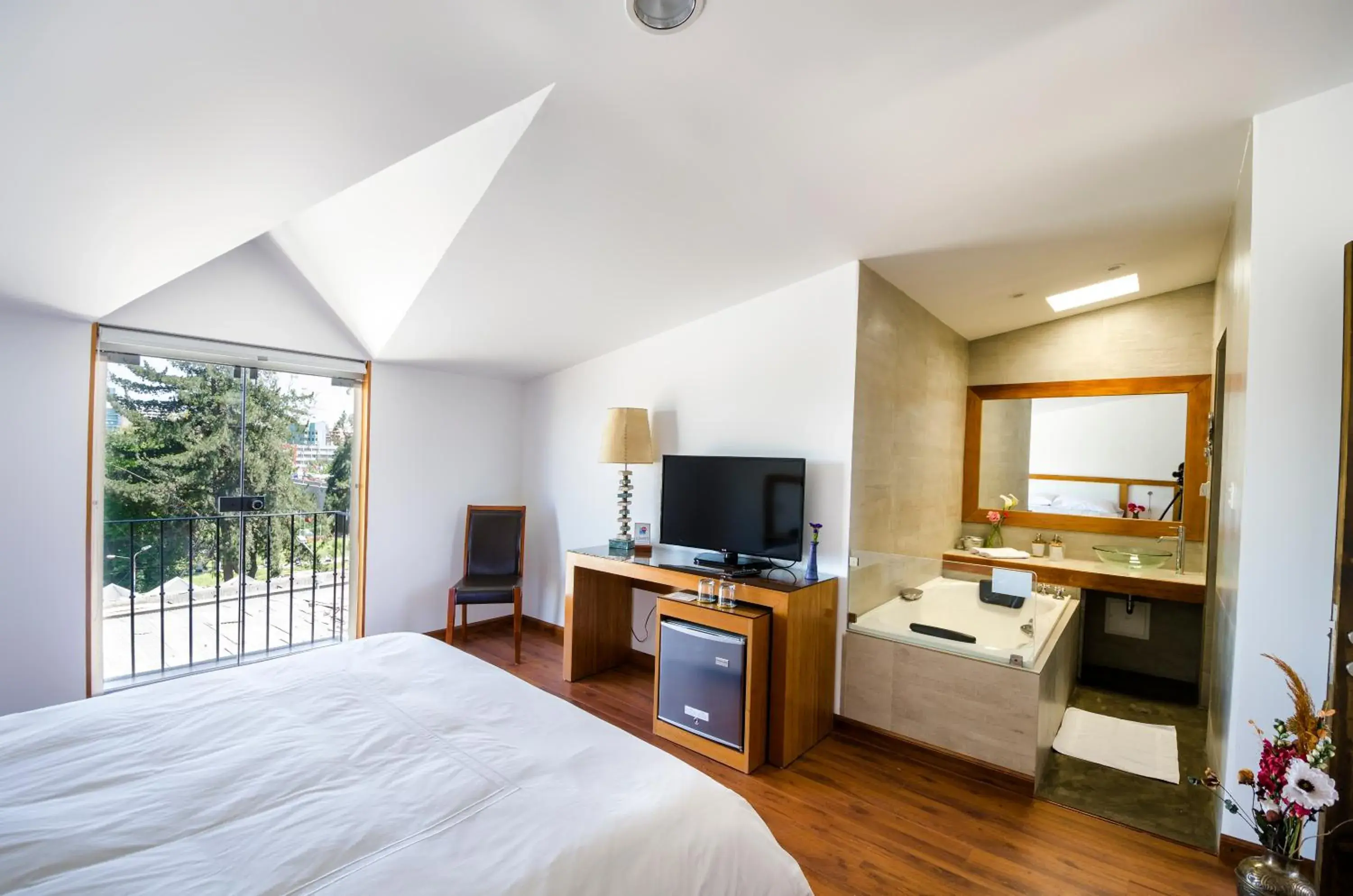 Bed in La Hostería Boutique Hotel Bed in La Hostería Boutique Hotel