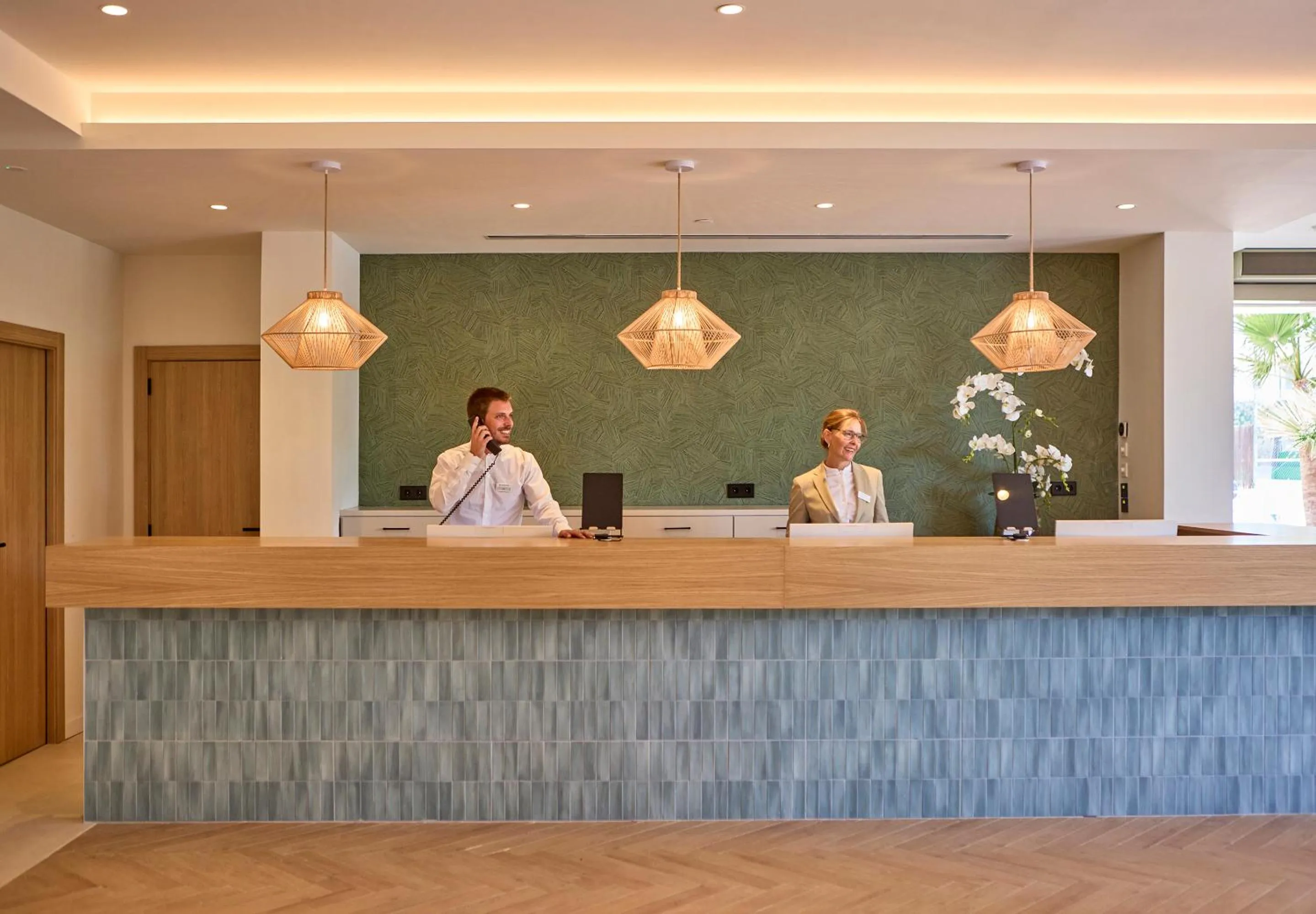 Lobby or reception in Universal Hotel Romantica