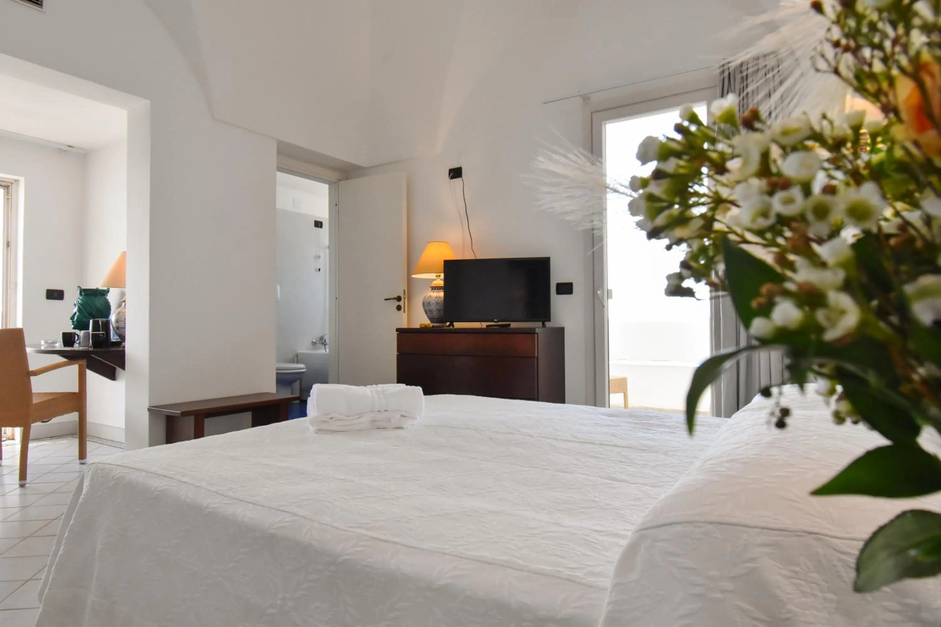 Bed in Mursia Wellness Hotel