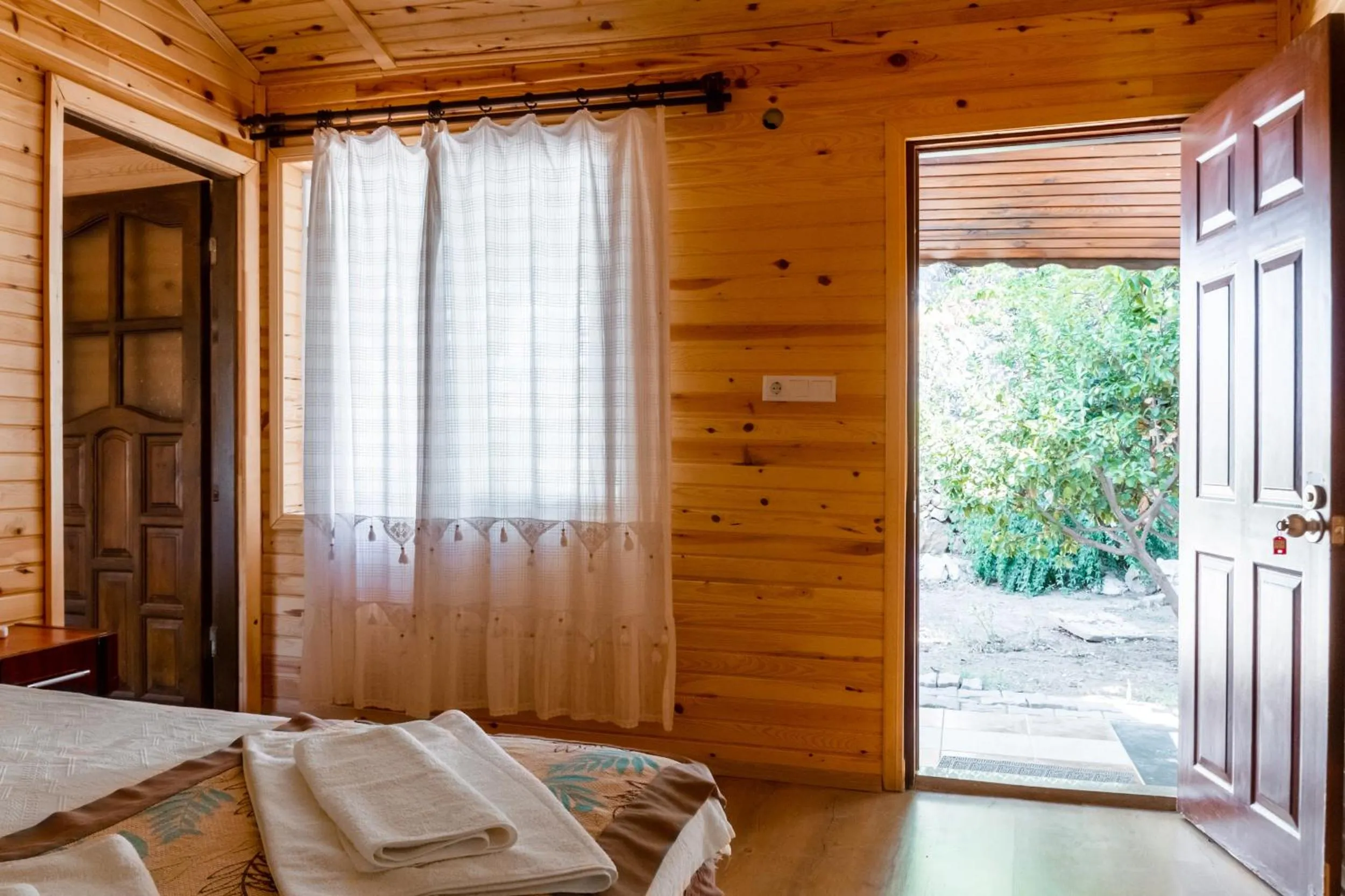 Bed in Village Garden Pansiyon