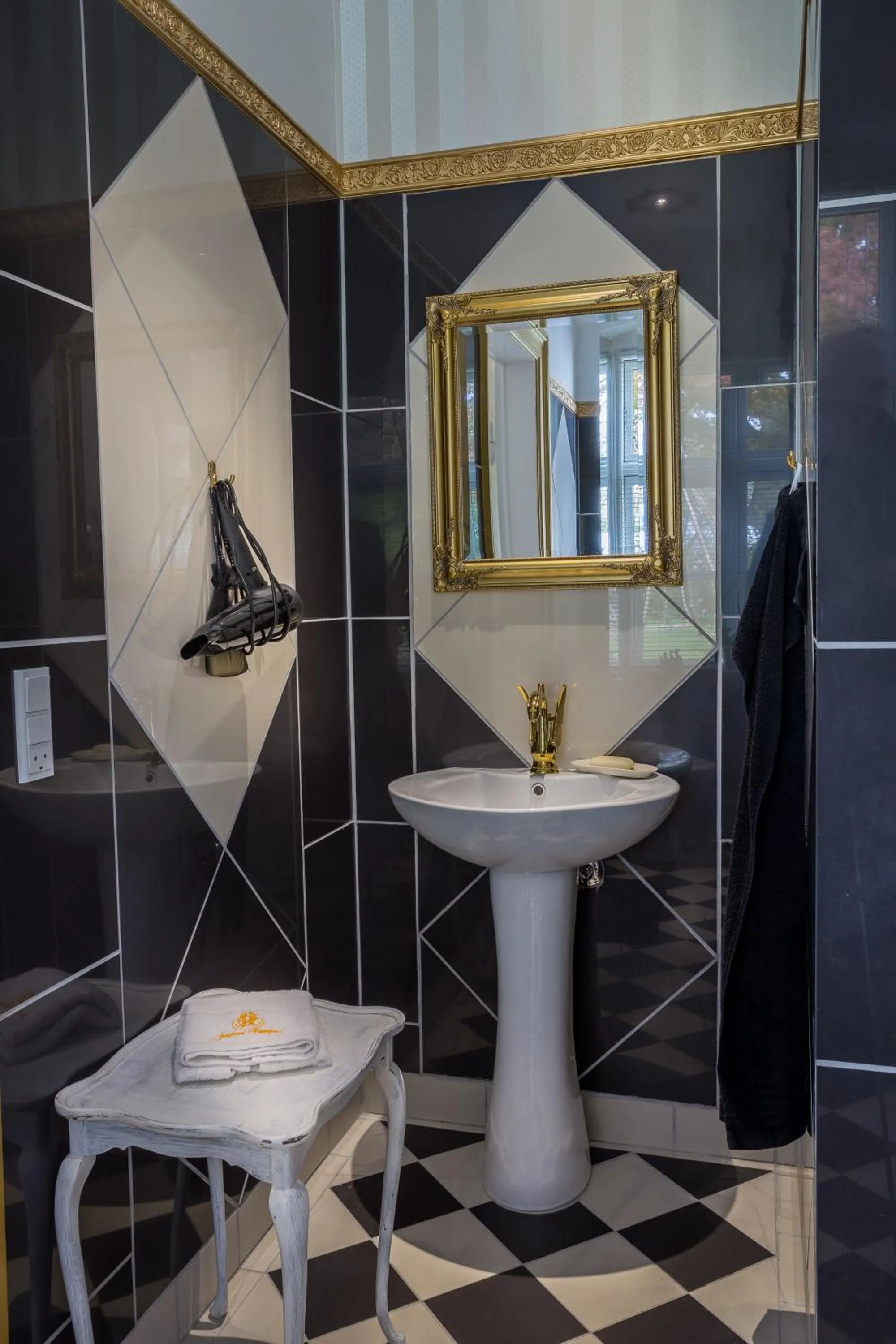 Bathroom in Jungshoved Præstegård B&B