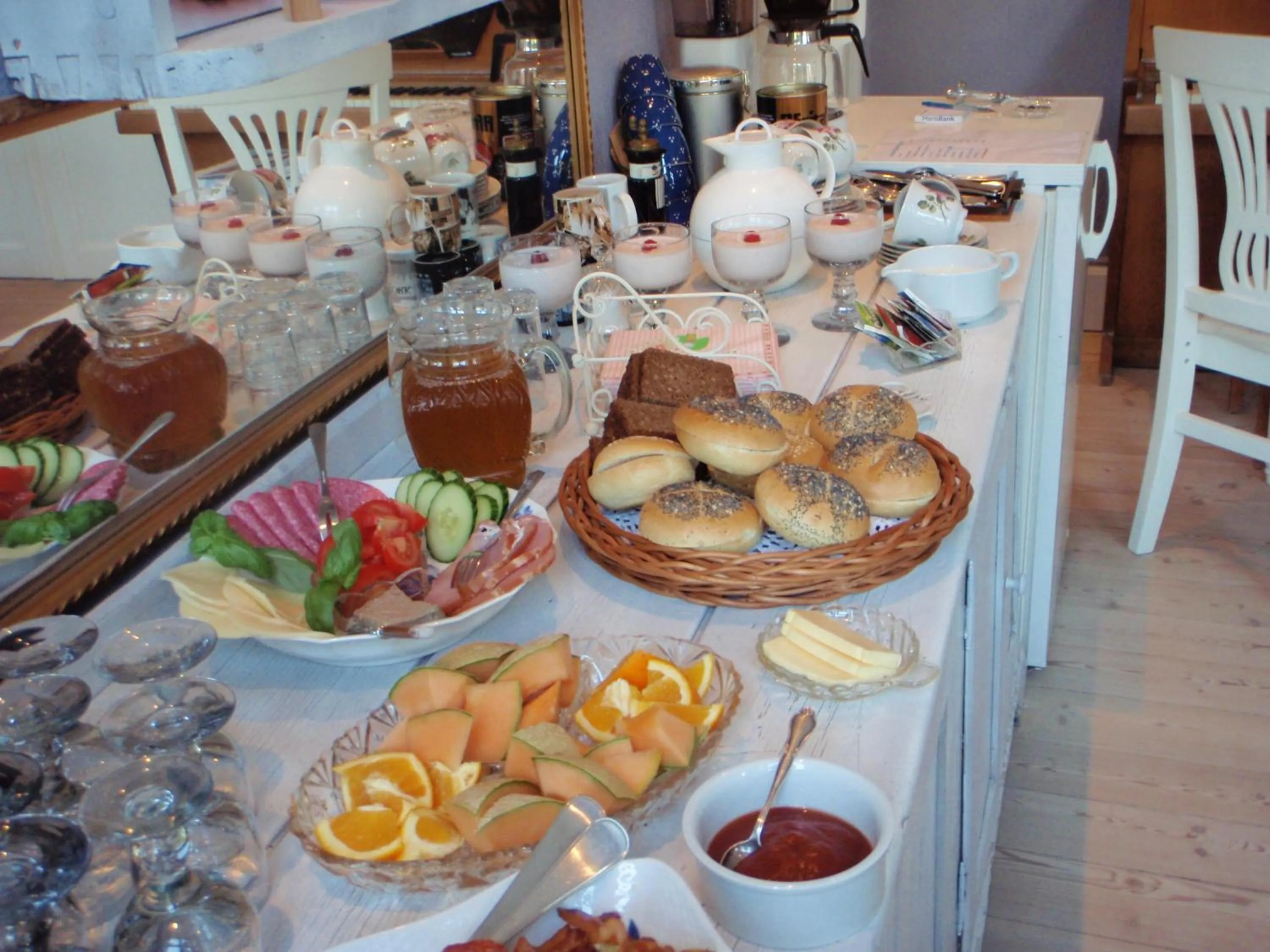 Food and drinks in Jungshoved Præstegård B&B