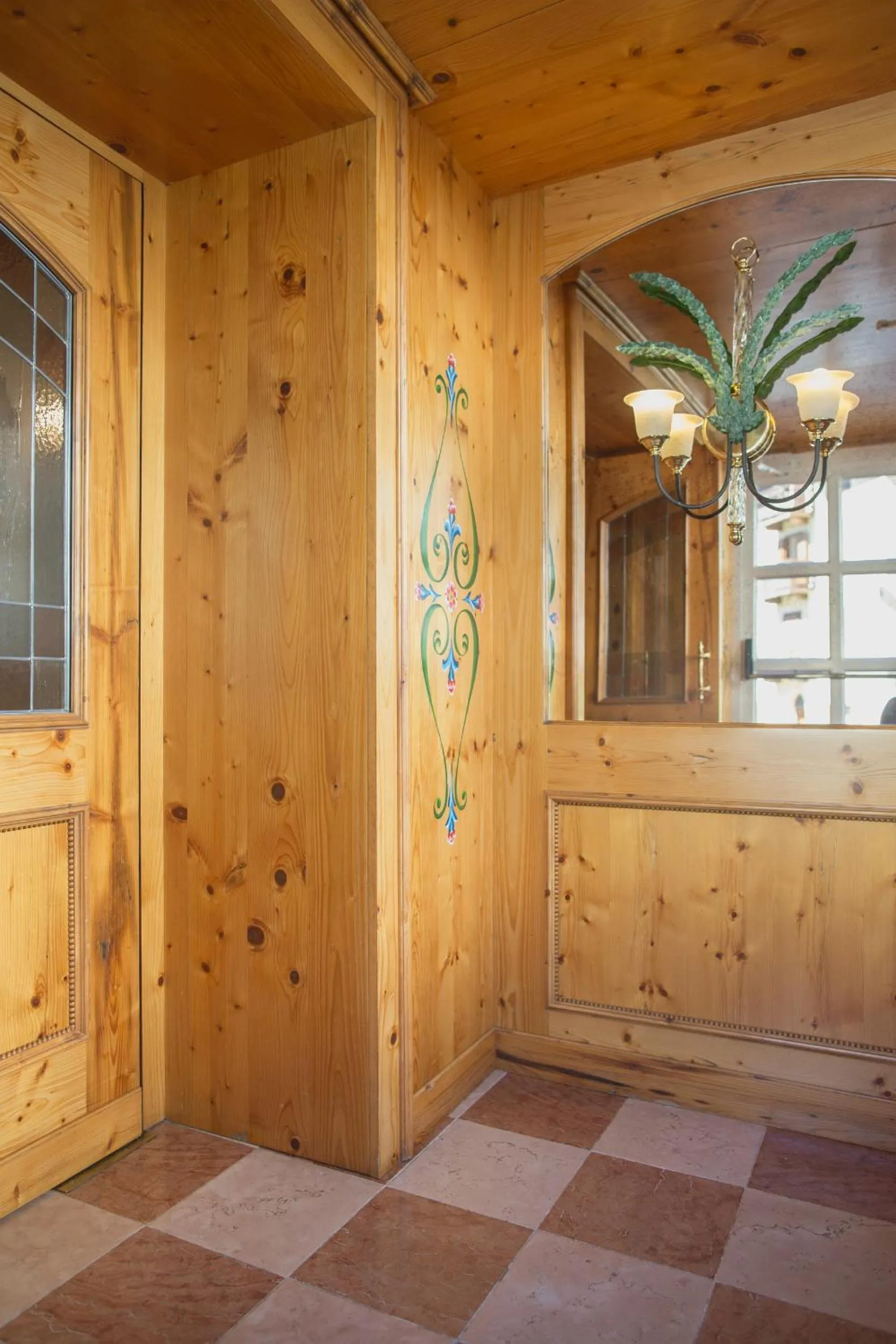 Decorative detail in Hotel Centrale