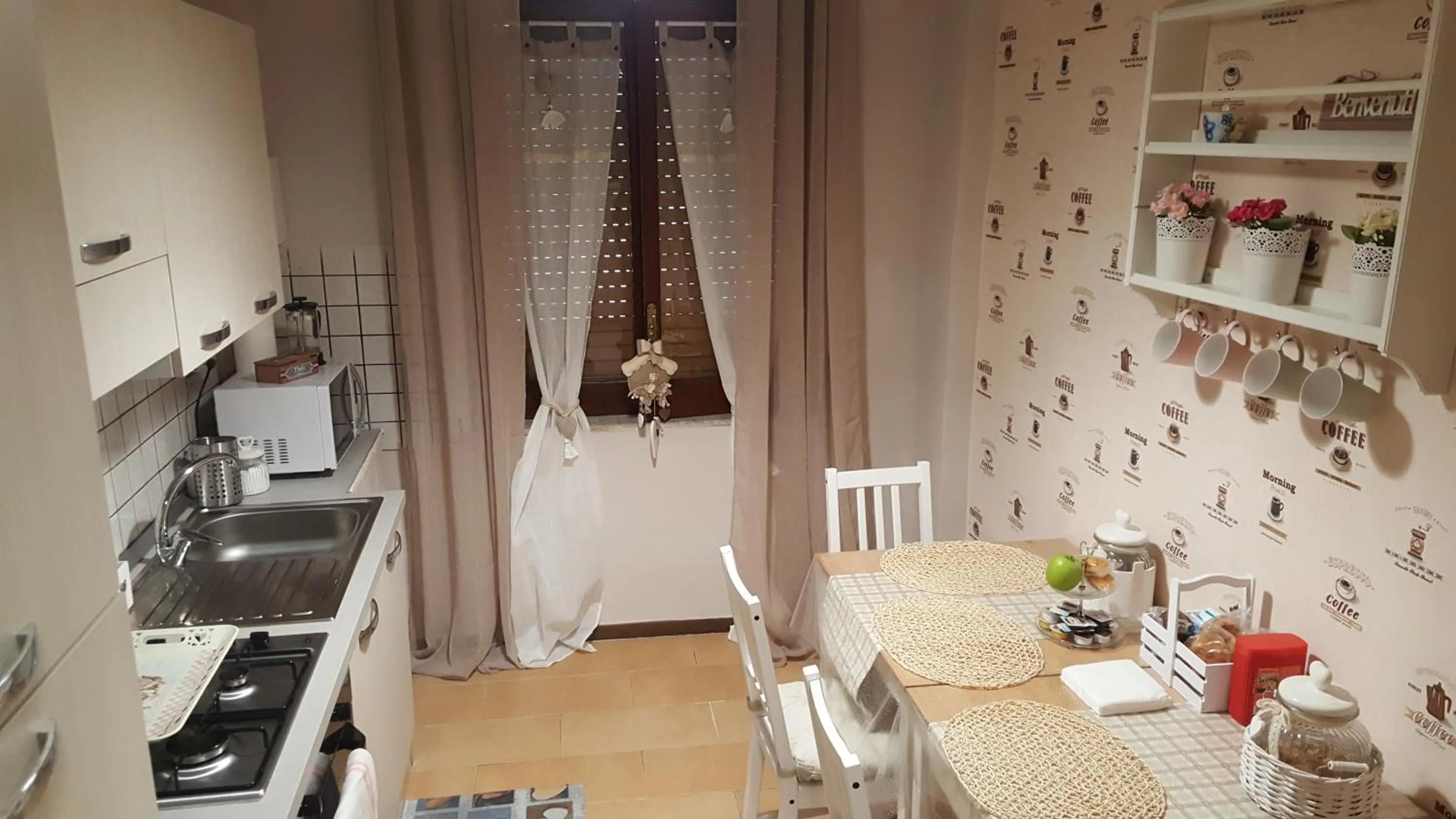 Kitchen or kitchenette in B&B Casa William