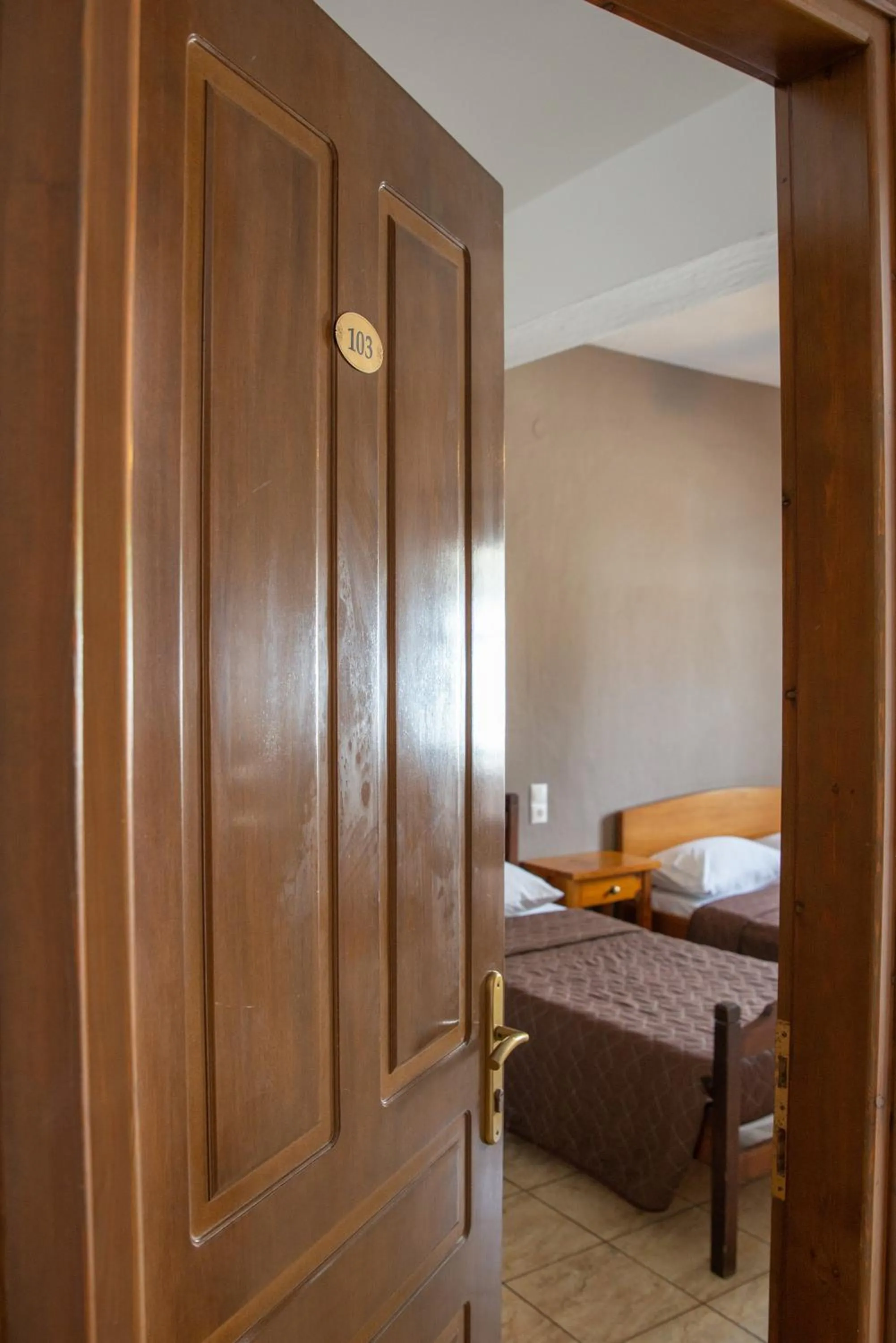 Bed in Hotel Cleopatra