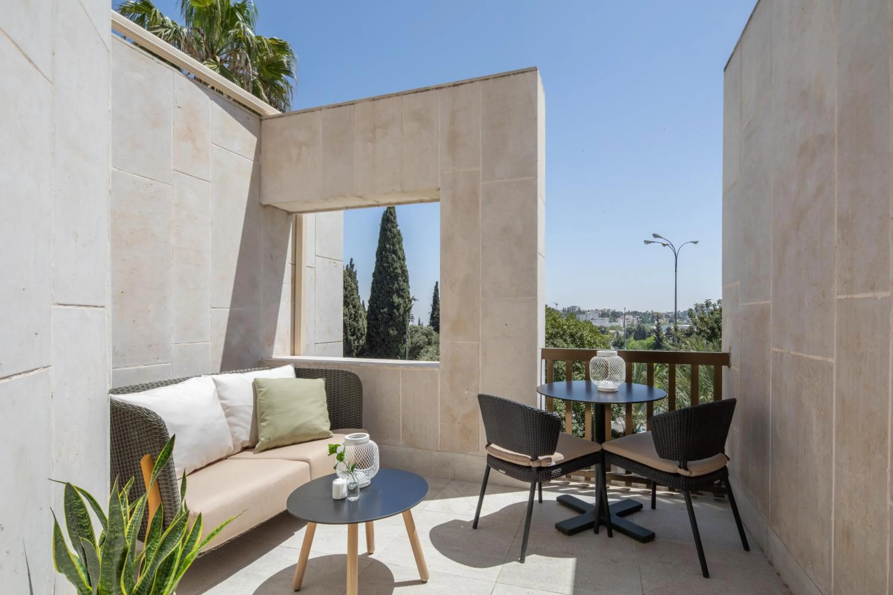 Balcony/Terrace in Cassia Hotel Jerusalem