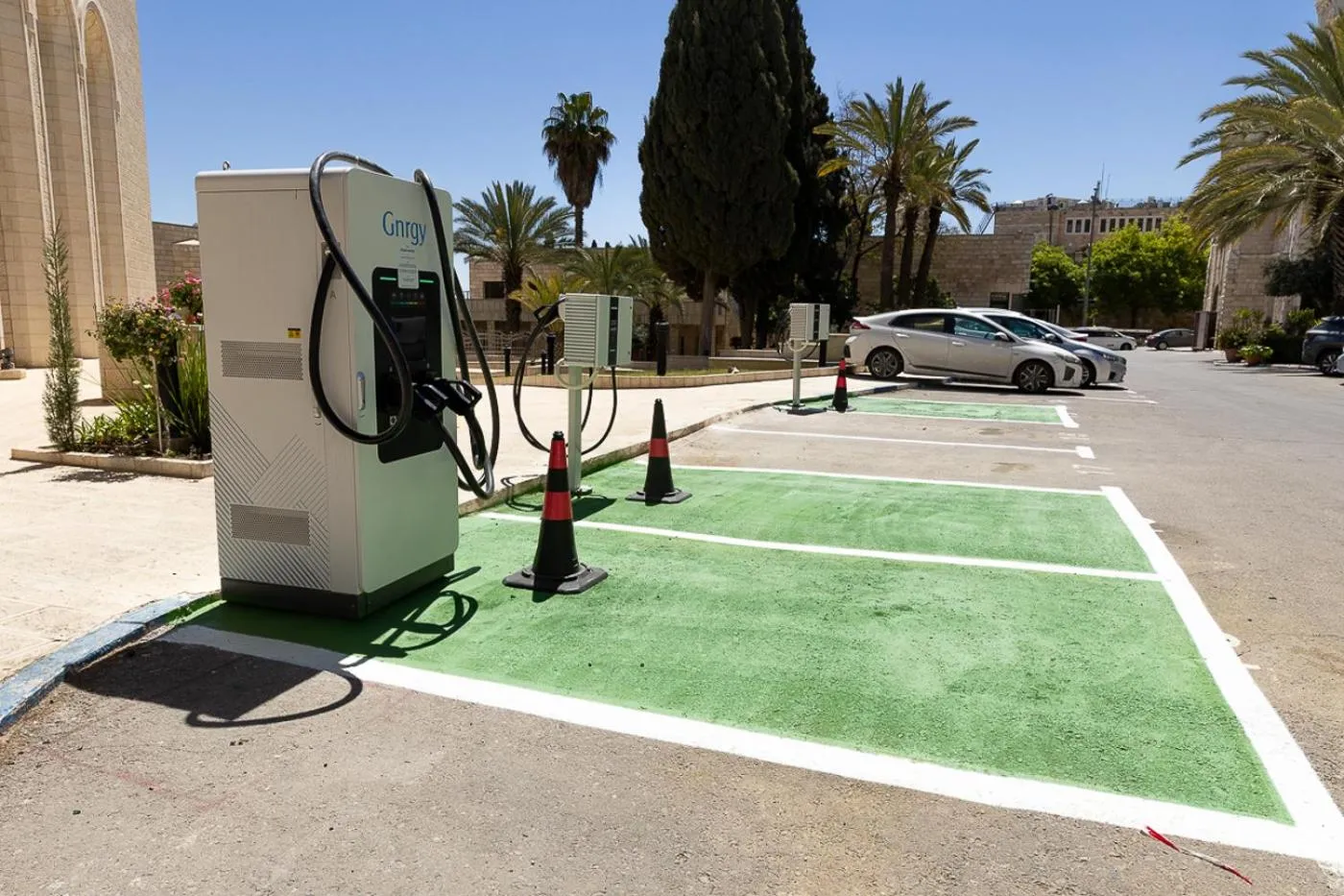 Parking in Notre Dame of Jerusalem Center
