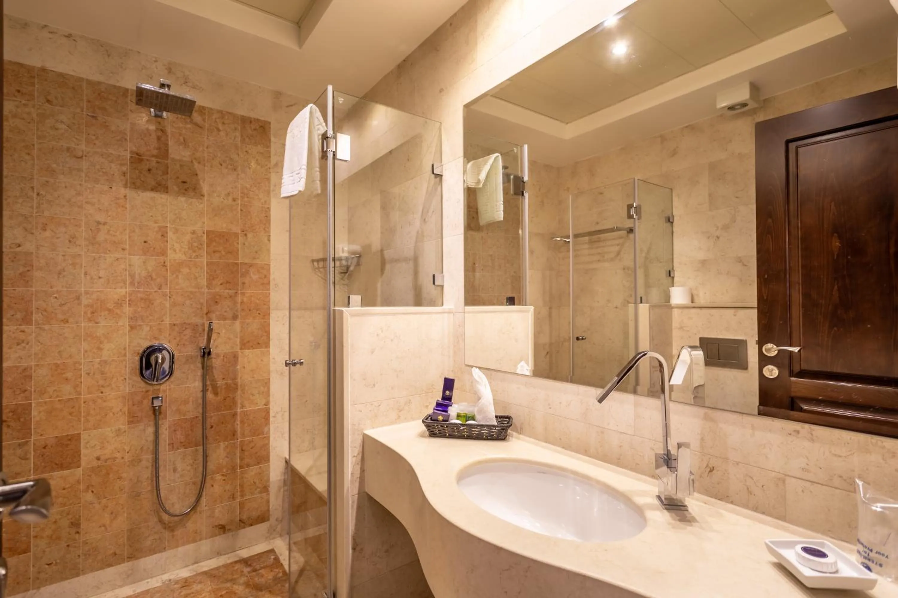 Shower in Notre Dame of Jerusalem Center