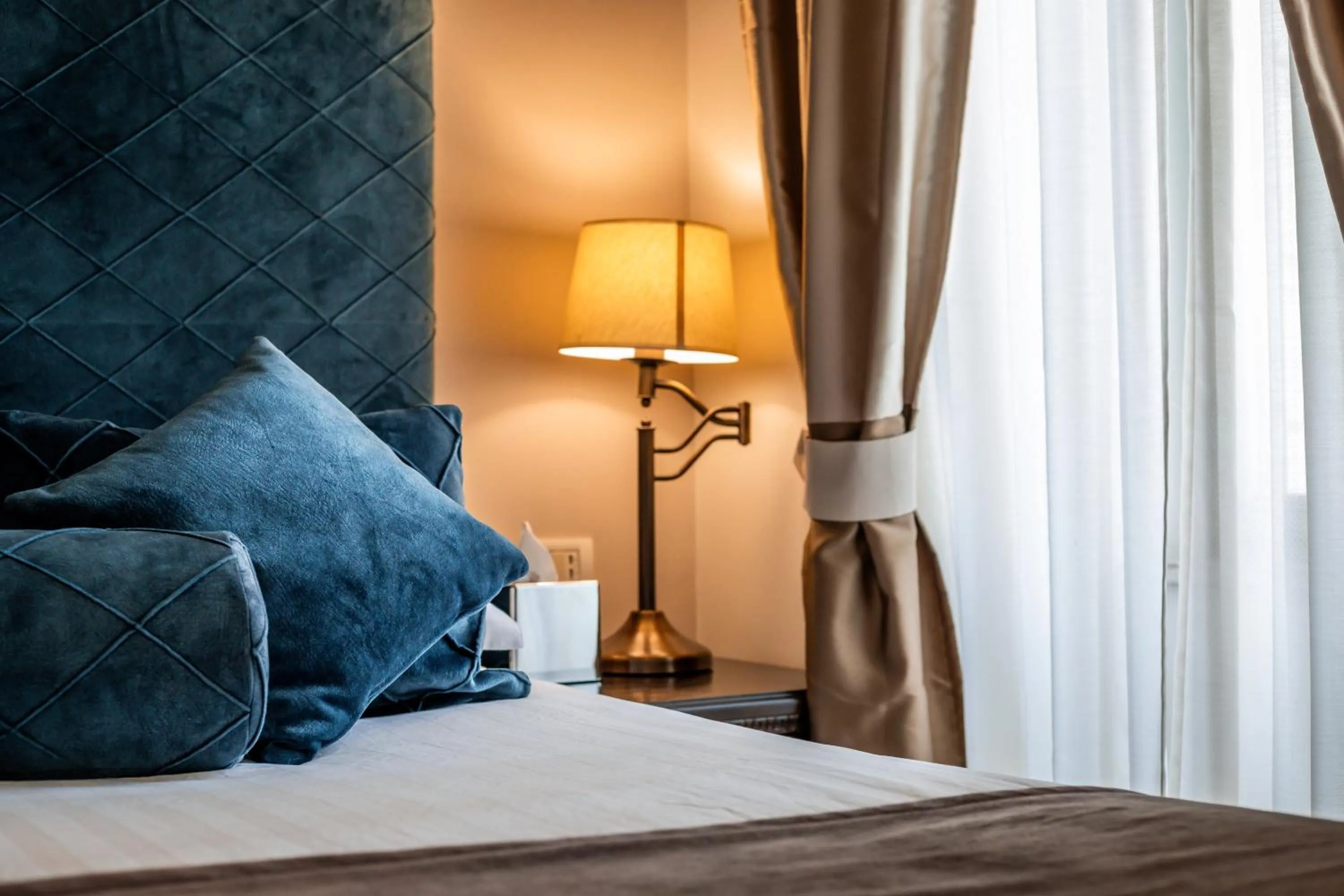 Bed in Notre Dame of Jerusalem Center